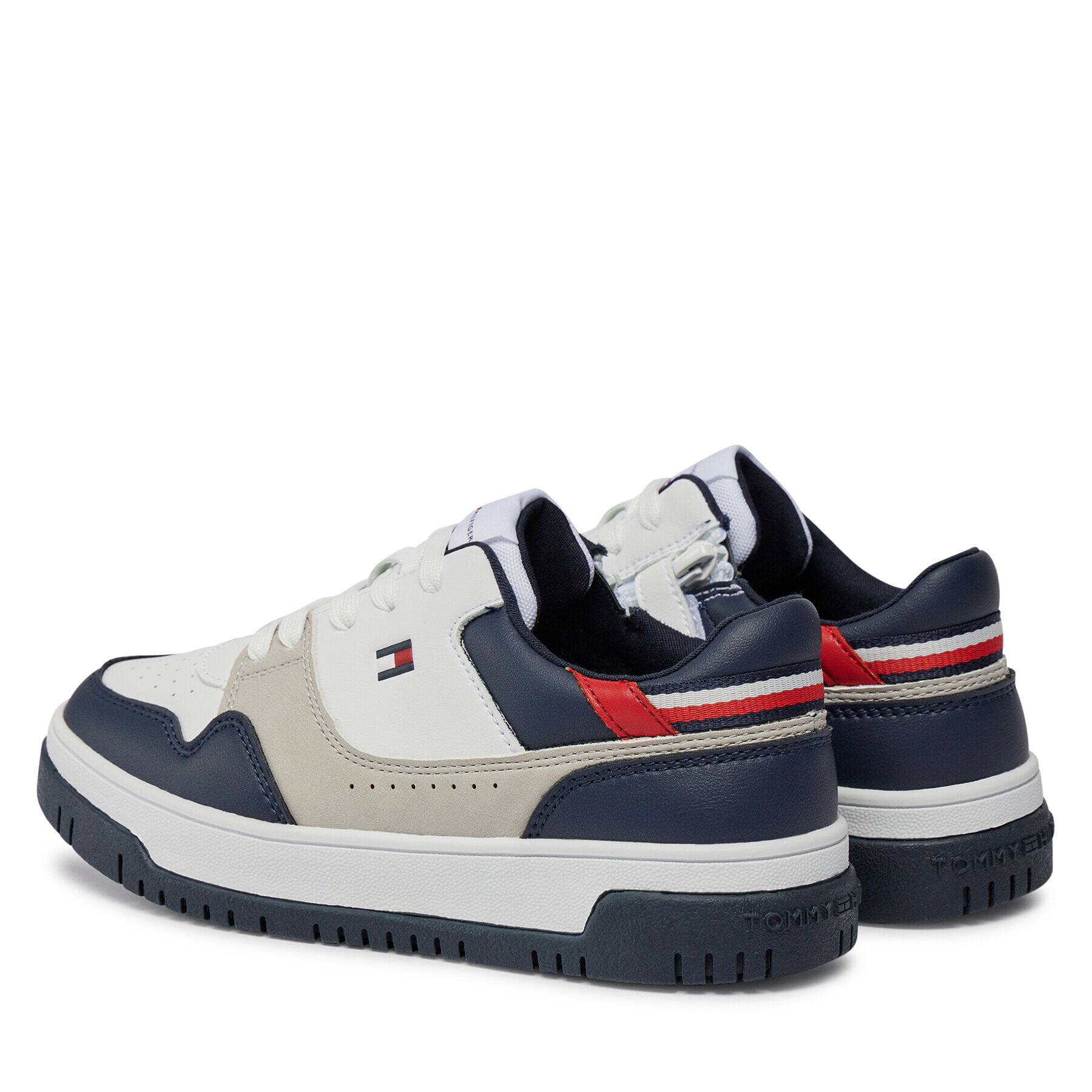 Tommy Hilfiger Сникърси Low Cut Lace-Up Sneaker T3X9-33368-1355 S Цветен - Pepit.bg