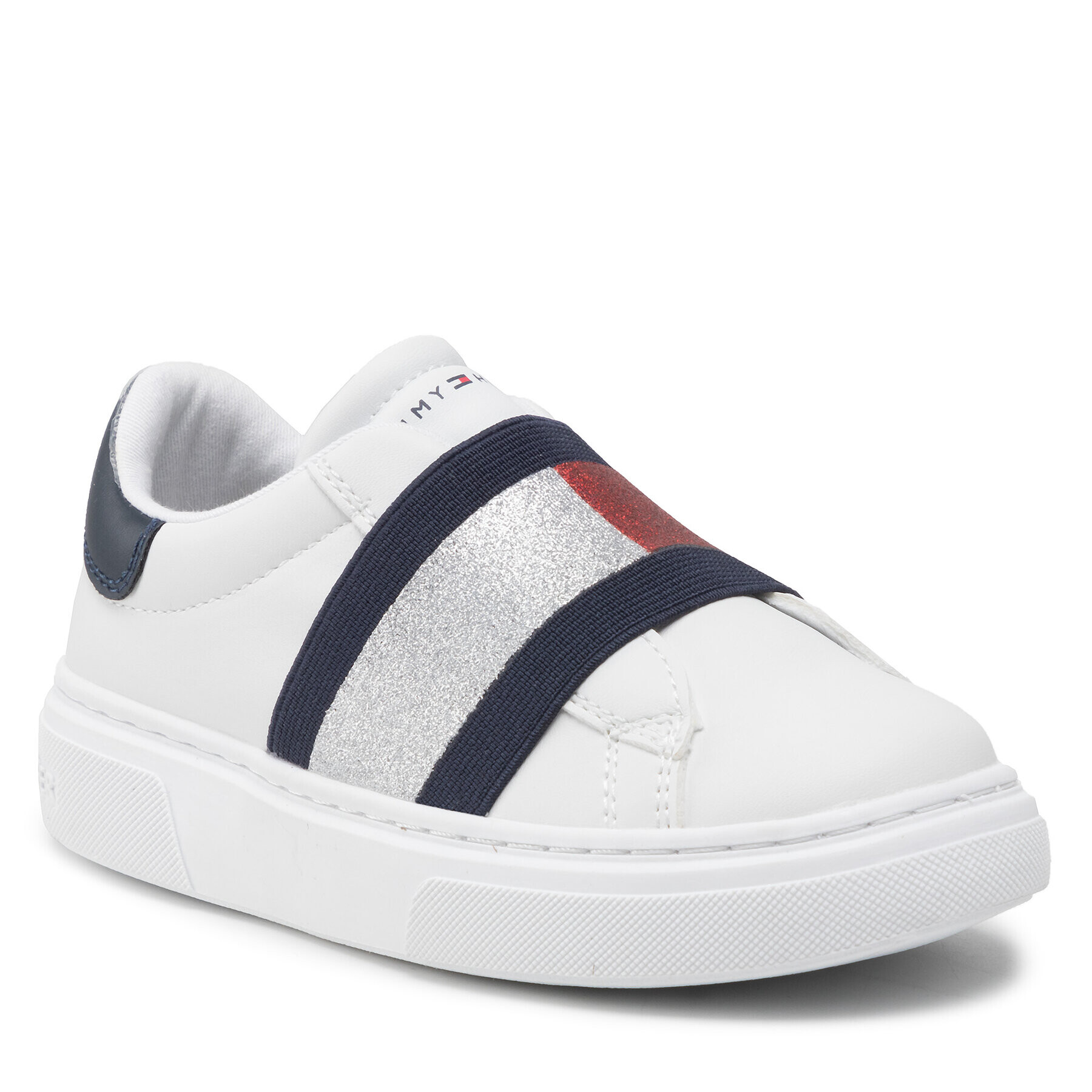 Tommy Hilfiger Сникърси Low Cut Sneaker T3A4-32154-1383 M Бял - Pepit.bg