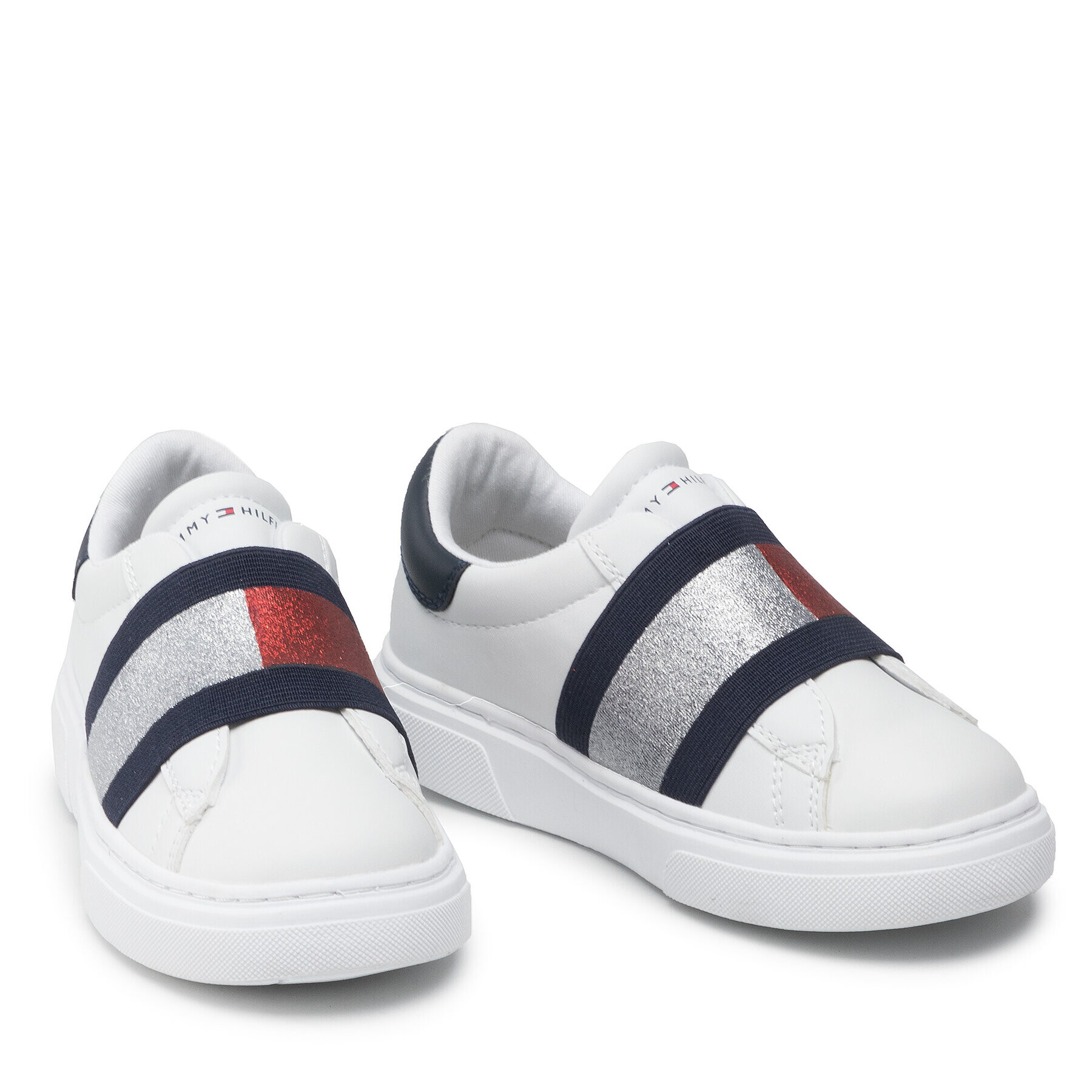 Tommy Hilfiger Сникърси Low Cut Sneaker T3A4-32154-1383 M Бял - Pepit.bg