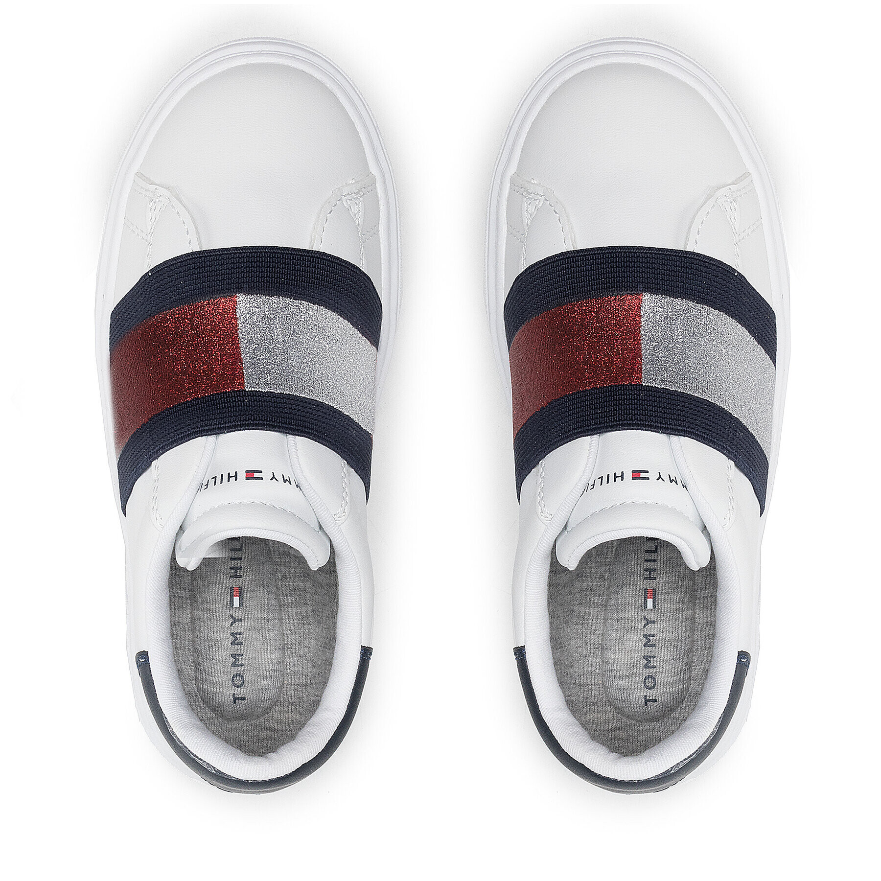 Tommy Hilfiger Сникърси Low Cut Sneaker T3A4-32154-1383 M Бял - Pepit.bg