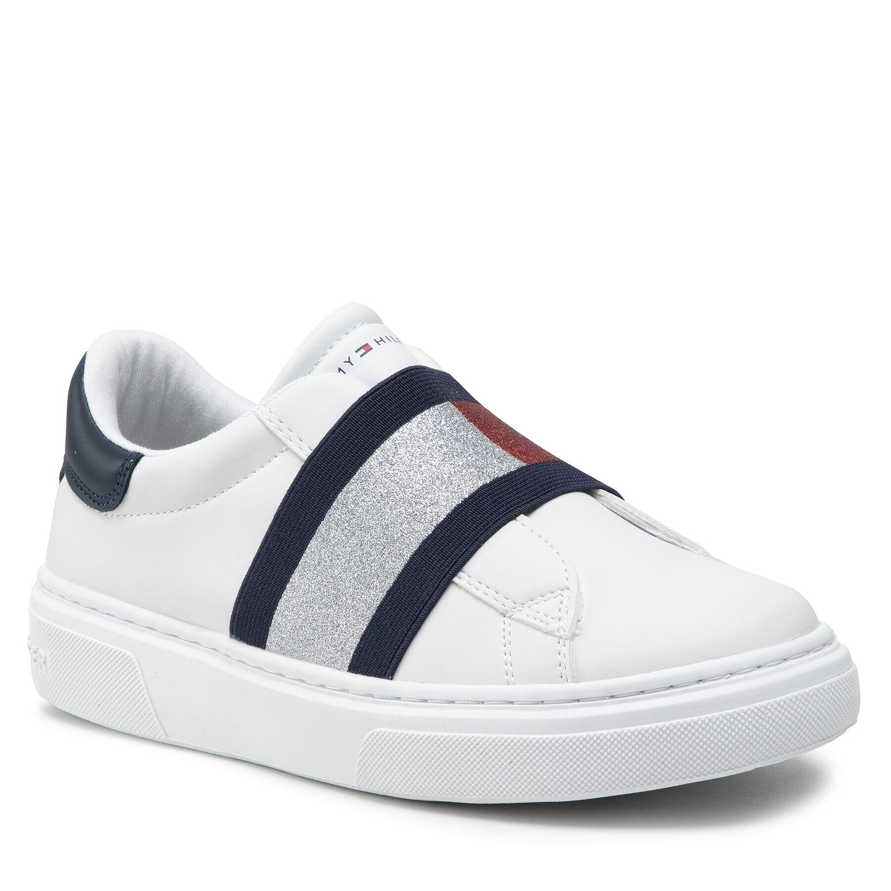 Tommy Hilfiger Сникърси Low Cut Sneaker T3A4-32154-1383 S Бял - Pepit.bg
