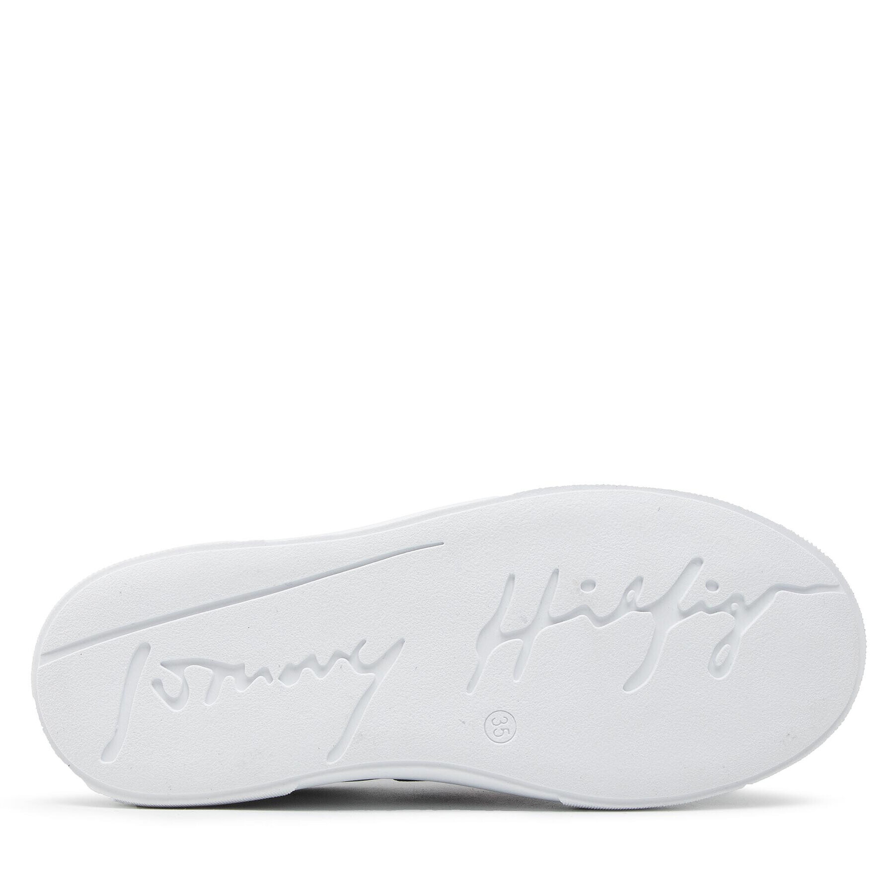 Tommy Hilfiger Сникърси Low Cut Sneaker T3A4-32154-1383 S Бял - Pepit.bg