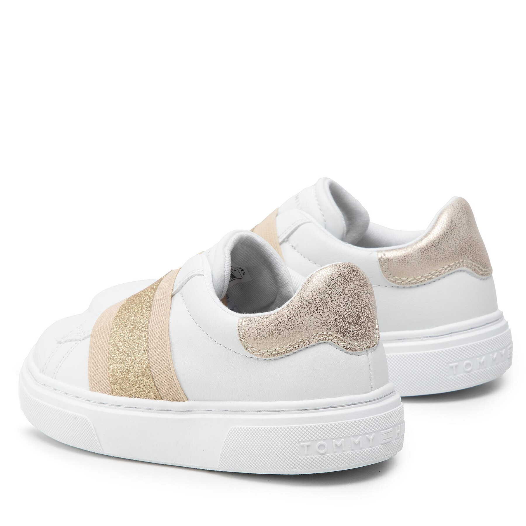 Tommy Hilfiger Сникърси Low Cut Sneaker T3A4-32155-1383 M Бял - Pepit.bg