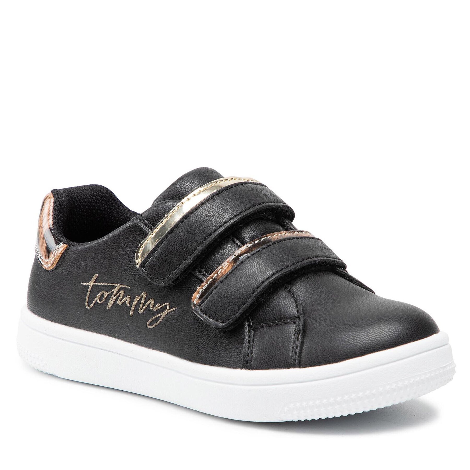 Tommy Hilfiger Сникърси Low Cut Velcro Sneaker T1A4-31156-1242 S Черен - Pepit.bg