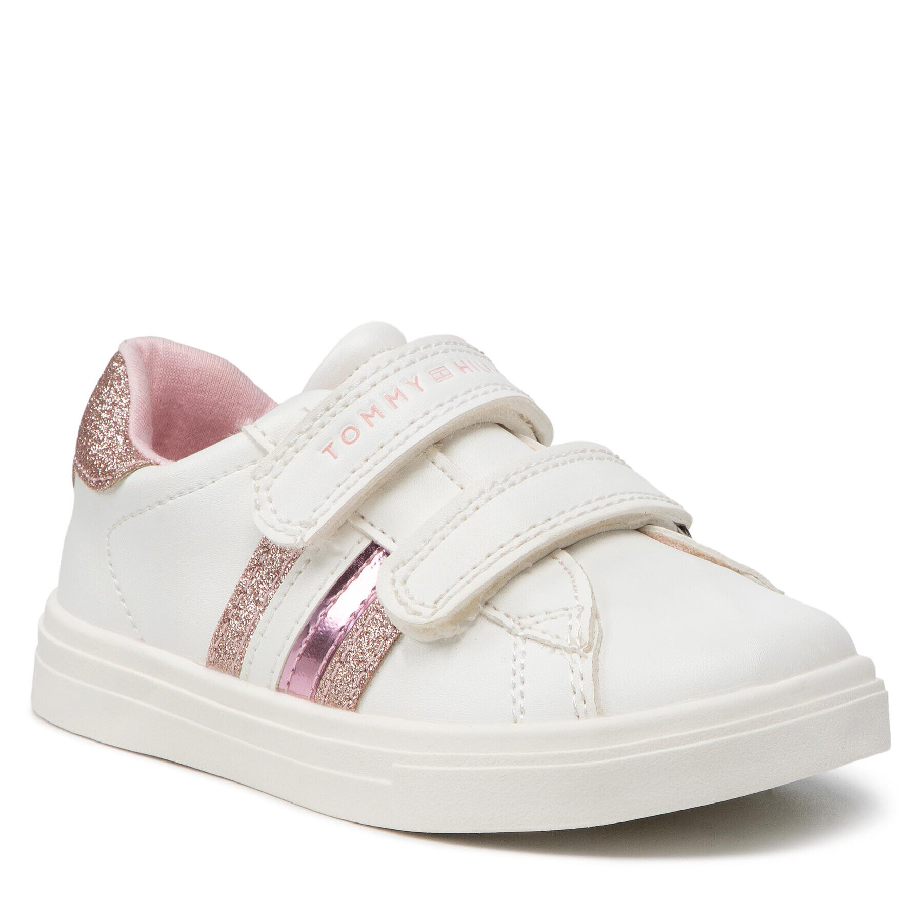 Tommy Hilfiger Сникърси Low Cut Velcro Sneaker T1A4-32129-1373X S Бял - Pepit.bg