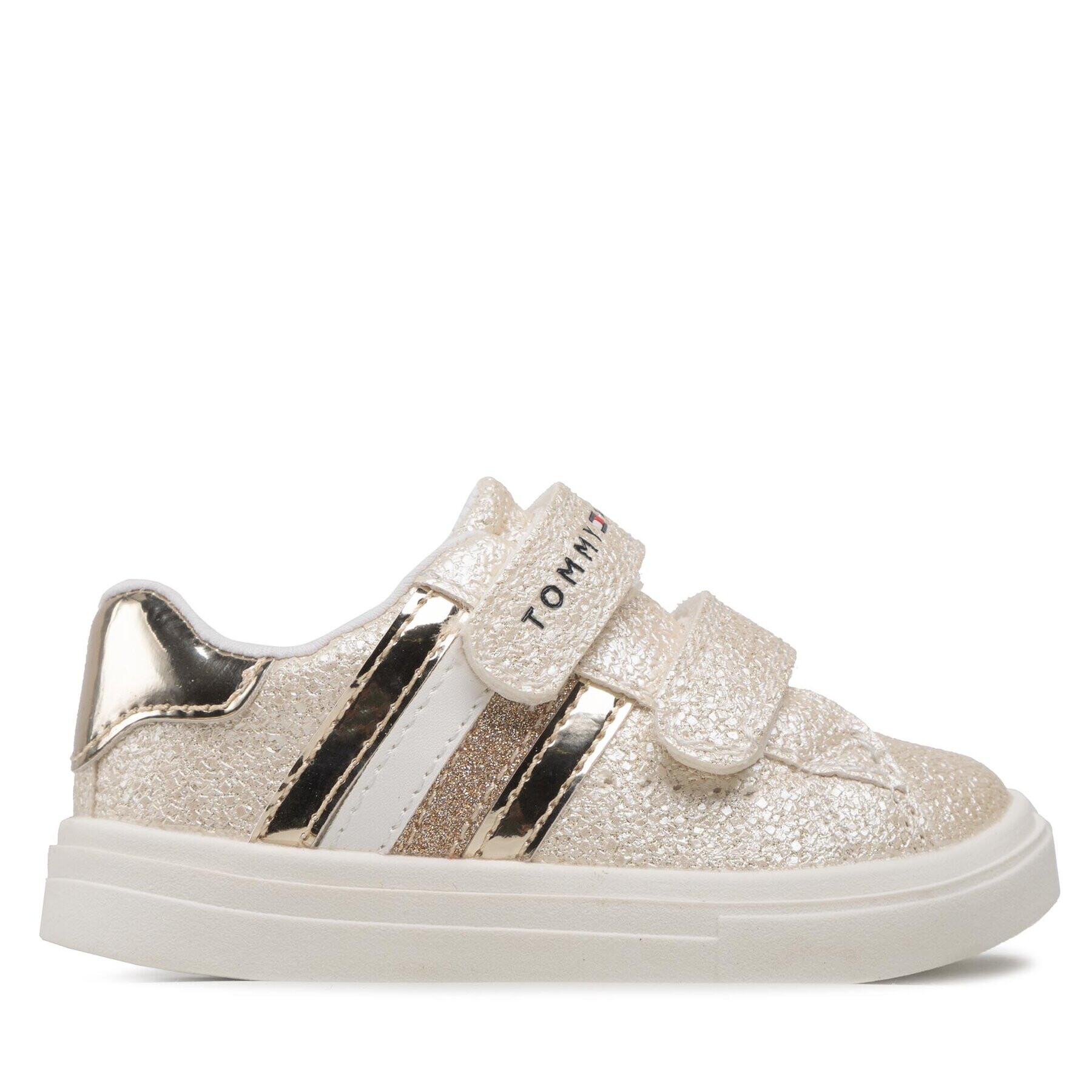 Tommy Hilfiger Сникърси Low Cut Velcro Sneaker T1A9-32300-1010 M Златист - Pepit.bg