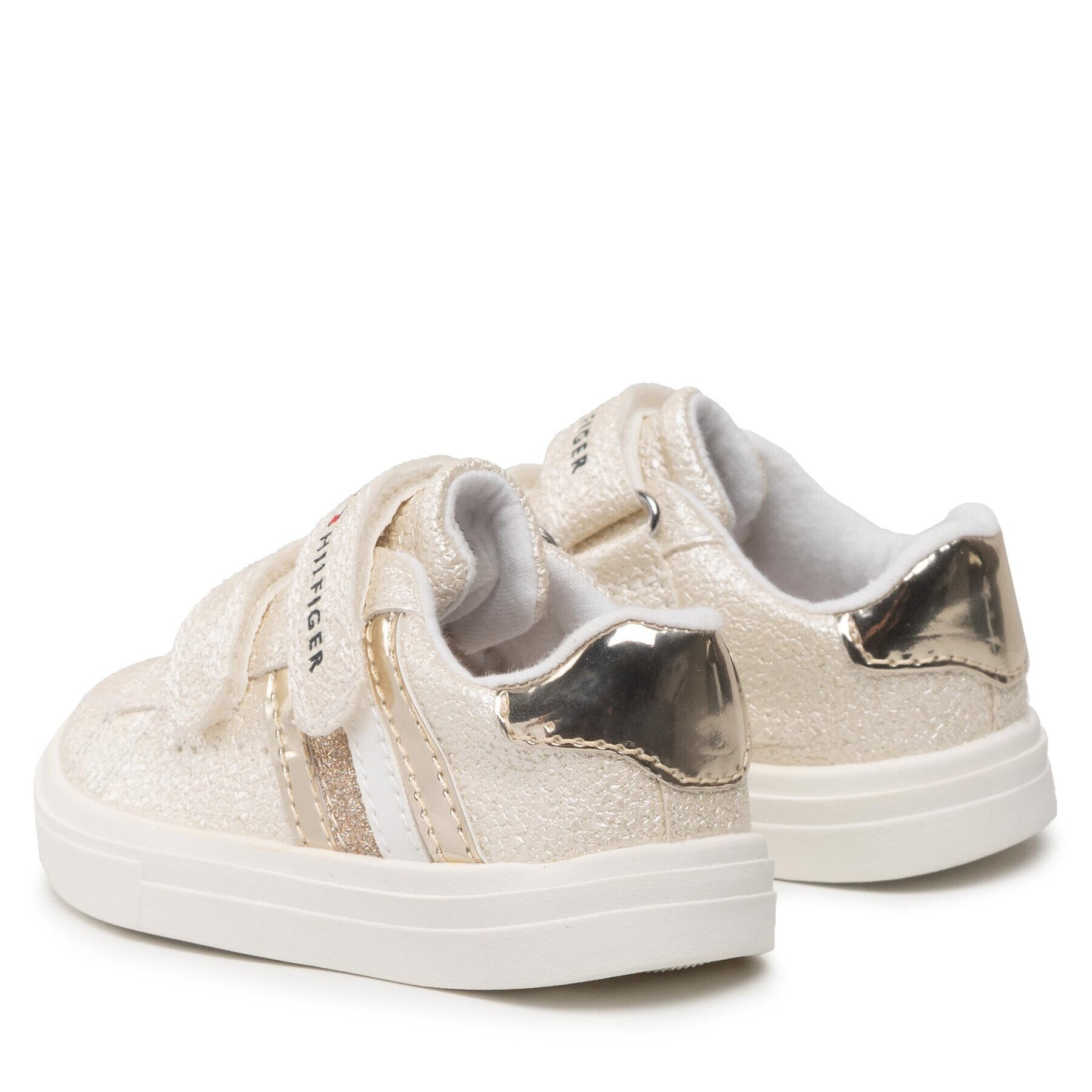 Tommy Hilfiger Сникърси Low Cut Velcro Sneaker T1A9-32300-1010 M Златист - Pepit.bg