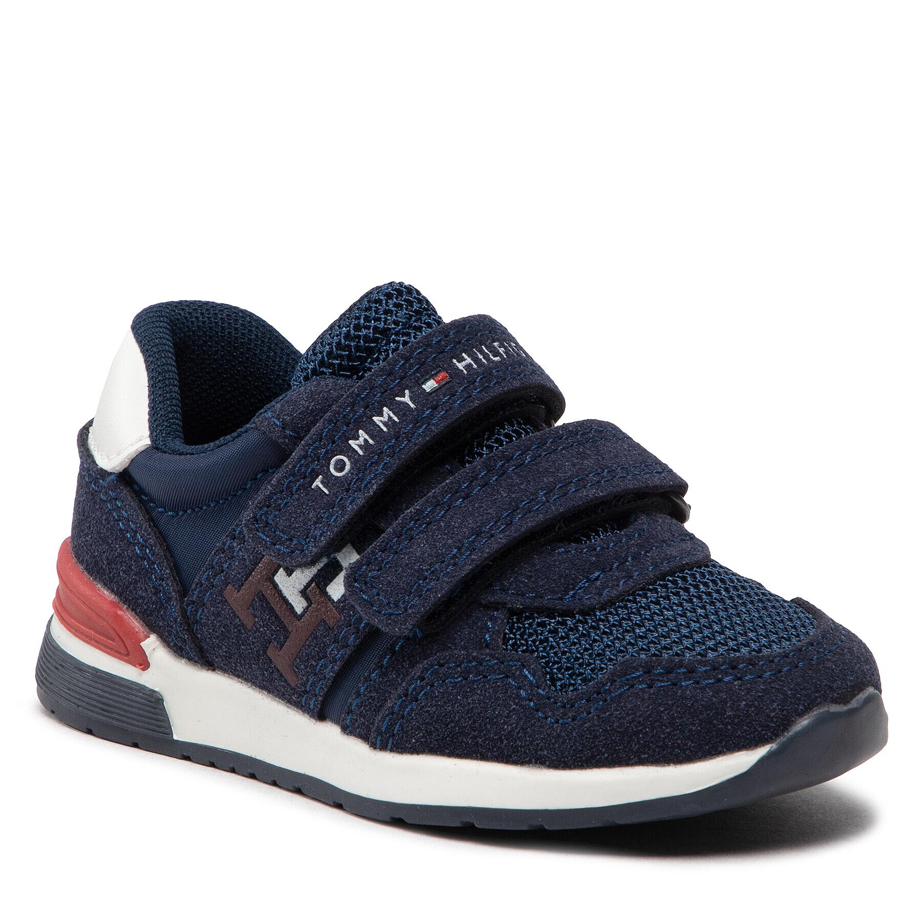 Tommy Hilfiger Сникърси Low Cut Velcro Sneaker T1B9-32490-1450 M Тъмносин - Pepit.bg