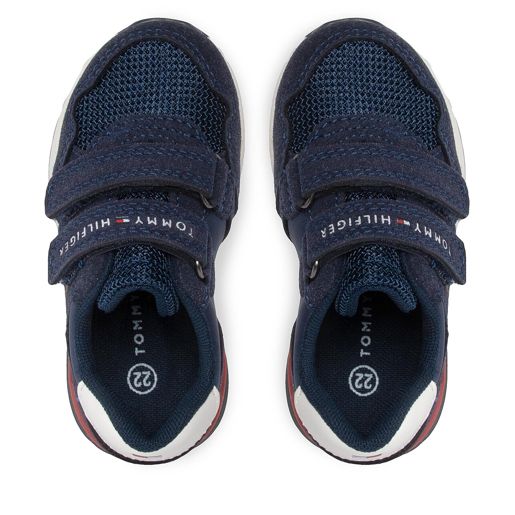 Tommy Hilfiger Сникърси Low Cut Velcro Sneaker T1B9-32490-1450 M Тъмносин - Pepit.bg