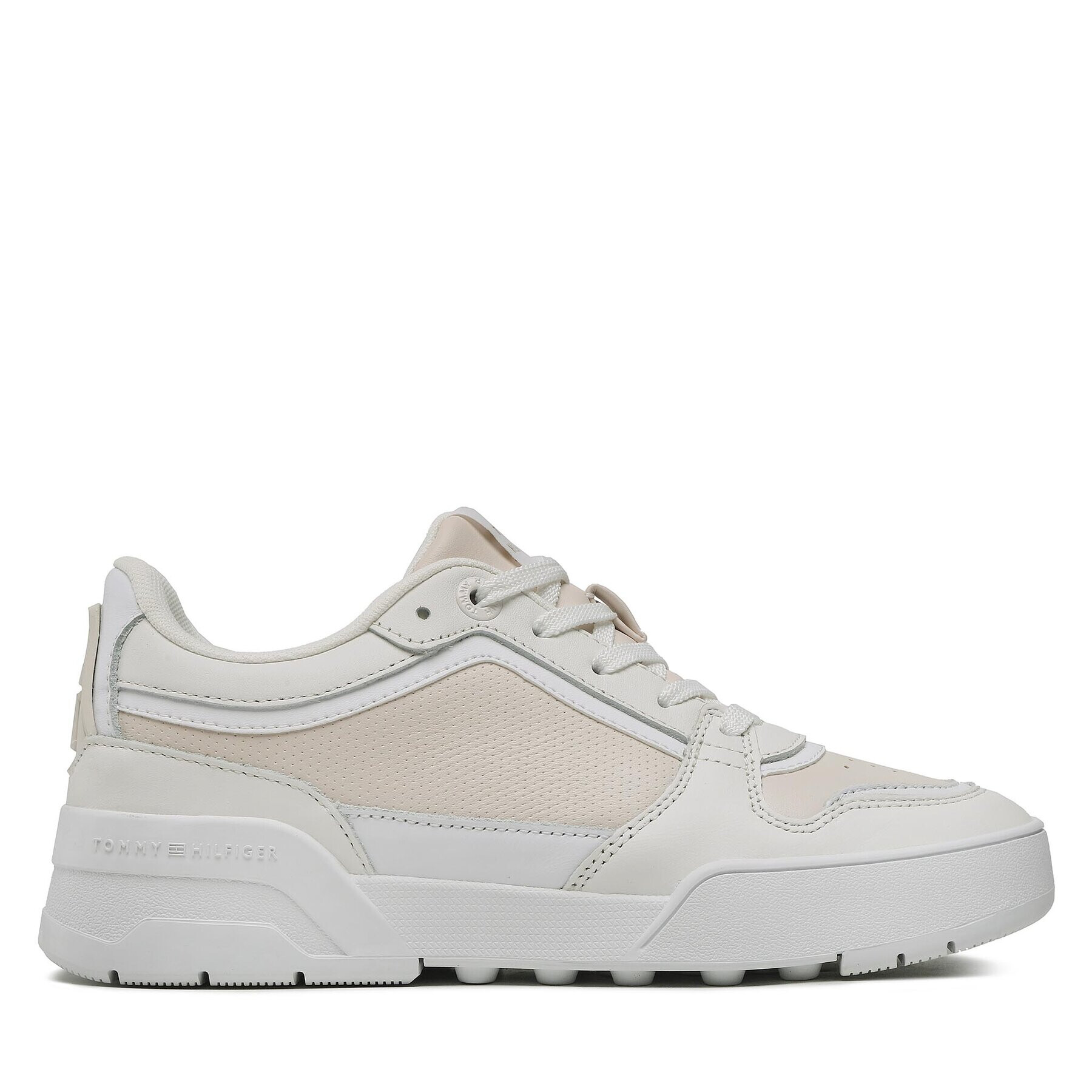Tommy Hilfiger Сникърси Low Th Basket Sneaker FW0FW07024 Бежов - Pepit.bg