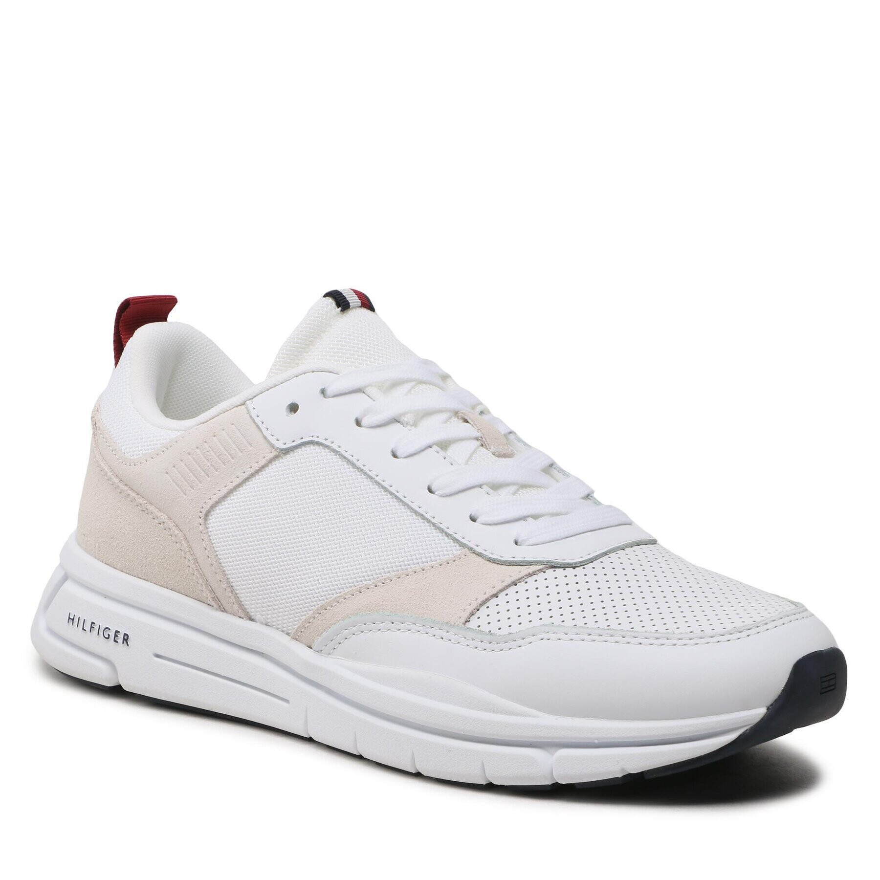 Tommy Hilfiger Сникърси Modern Comfort Runner Mix FM0FM04362 Бял - Pepit.bg