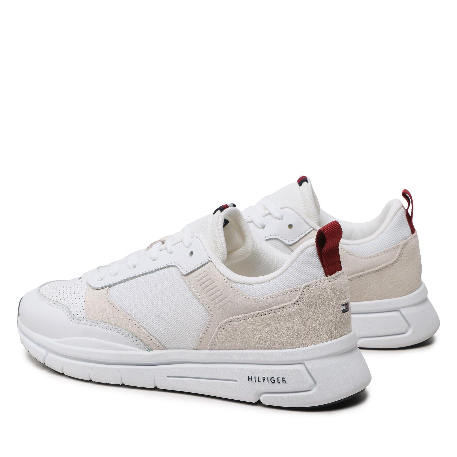 Tommy Hilfiger Сникърси Modern Comfort Runner Mix FM0FM04362 Бял - Pepit.bg