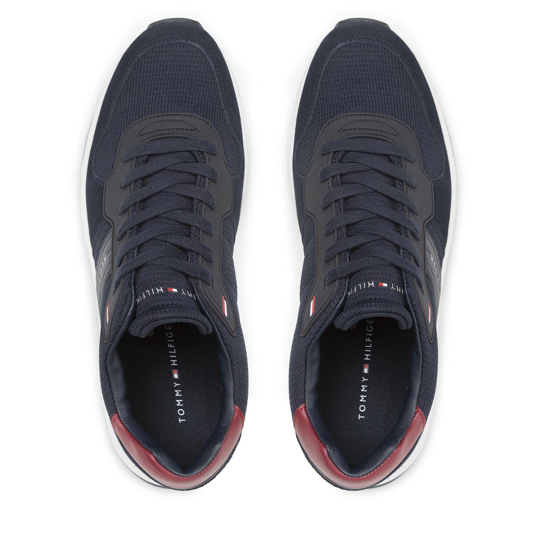 Tommy Hilfiger Сникърси Modern Mix Runner FM0FM04283 Тъмносин - Pepit.bg