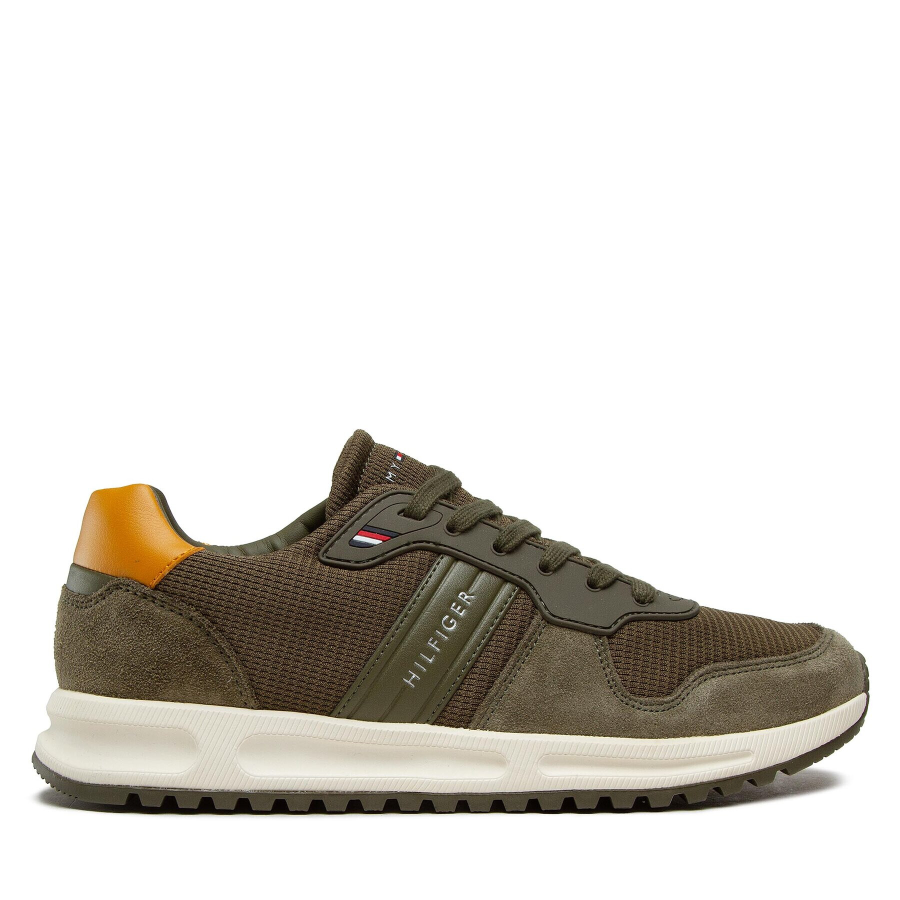 Tommy Hilfiger Сникърси Modern Mix Runner FM0FM04283 Зелен - Pepit.bg