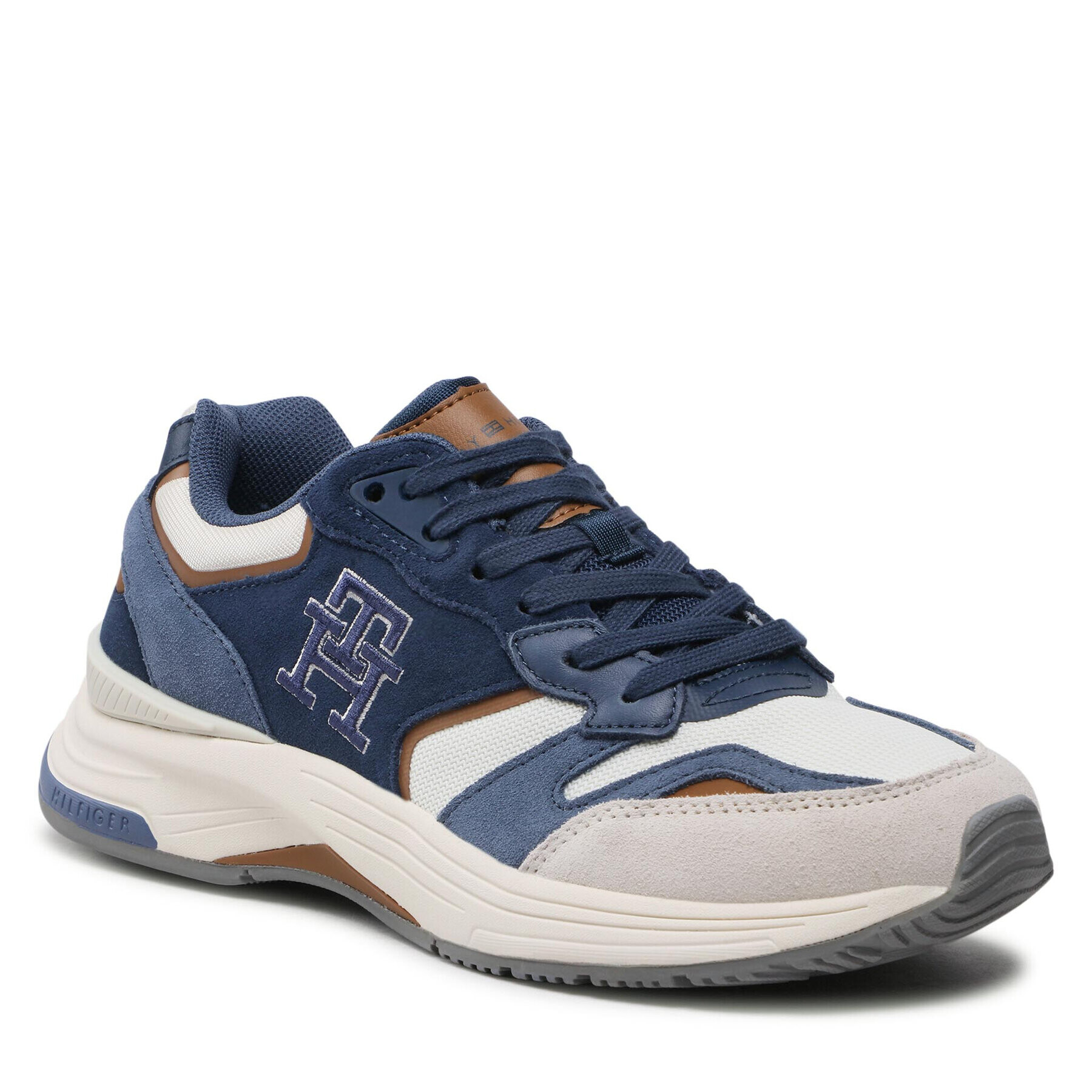 Tommy Hilfiger Сникърси Modern Prep Monogram FM0FM04272 Тъмносин - Pepit.bg