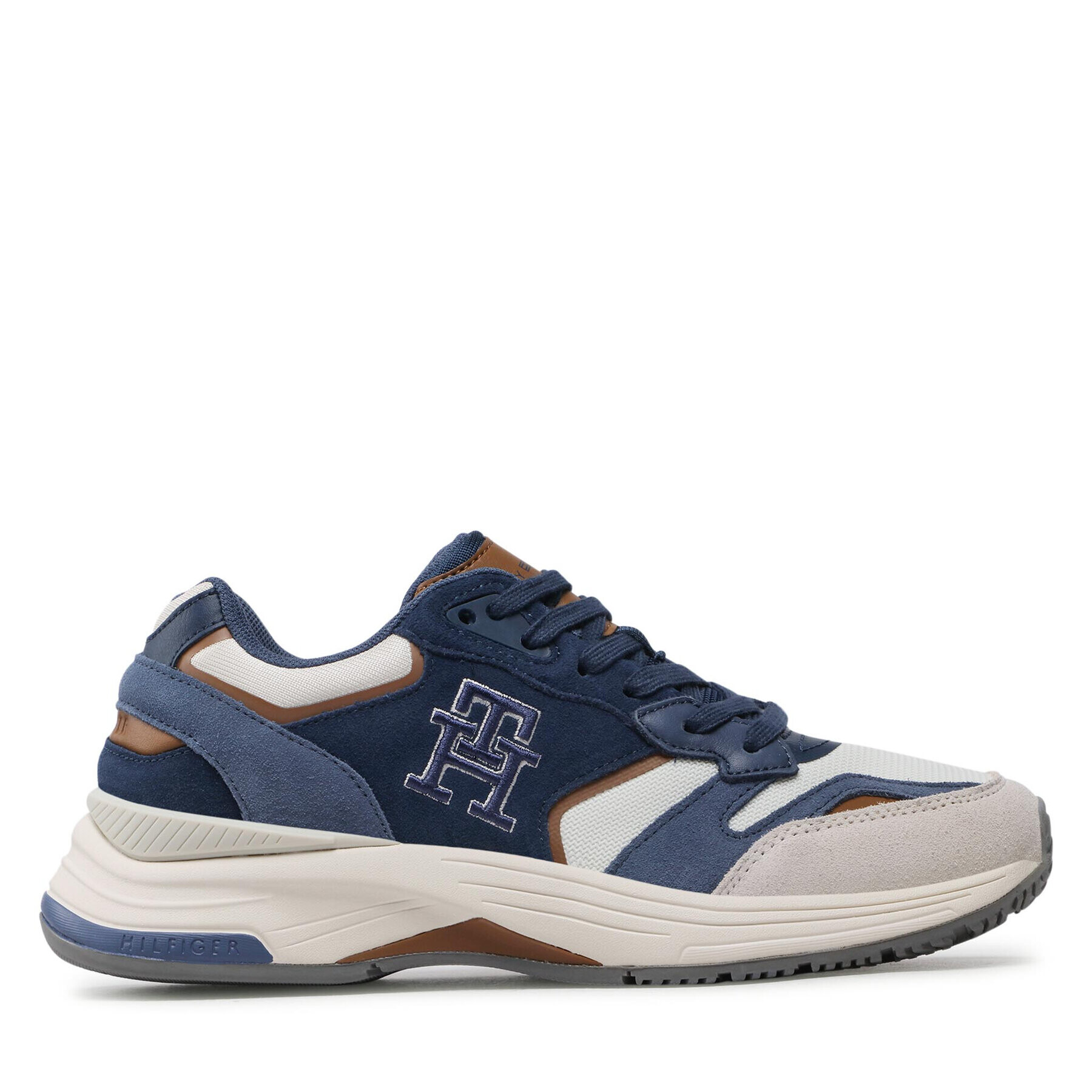 Tommy Hilfiger Сникърси Modern Prep Monogram FM0FM04272 Тъмносин - Pepit.bg