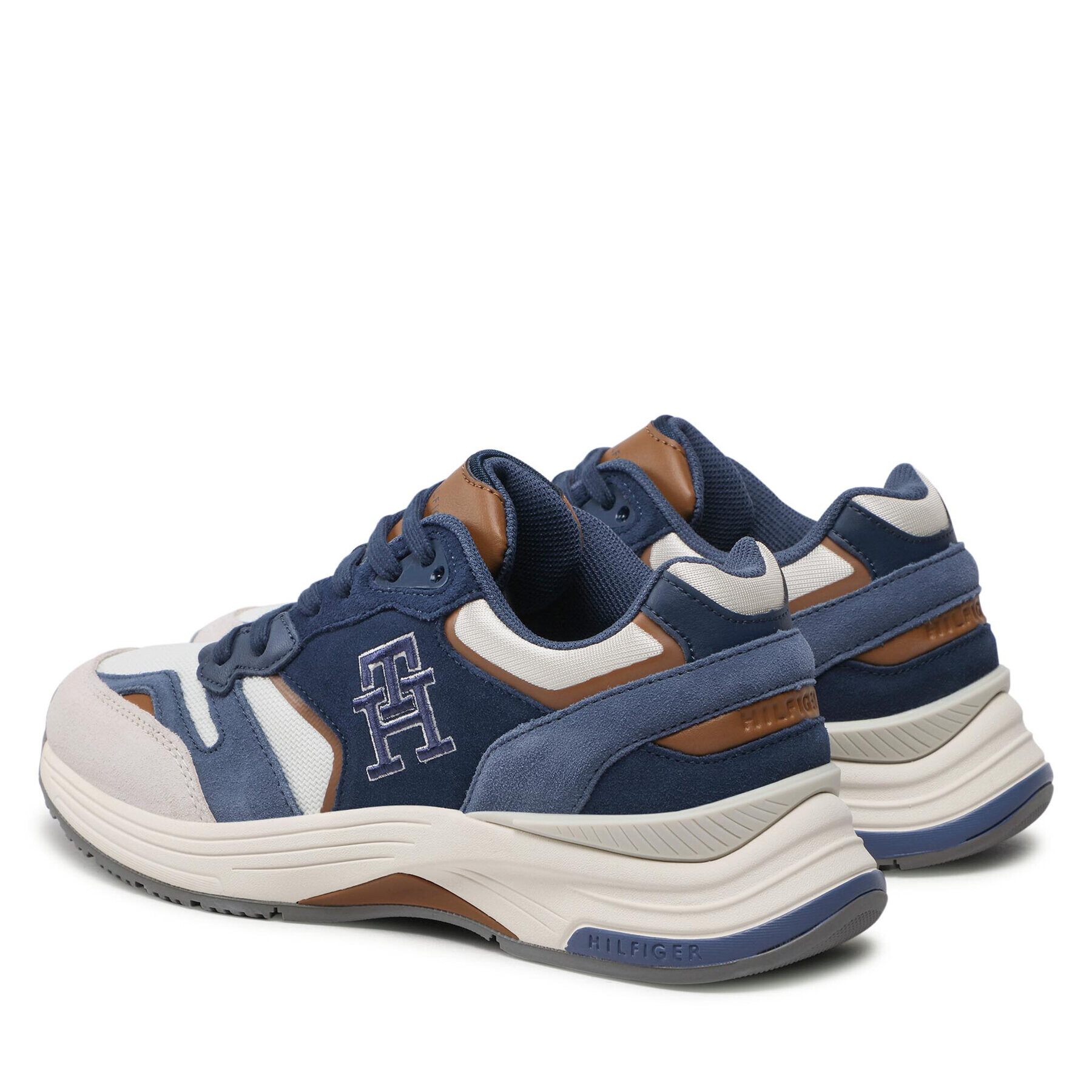 Tommy Hilfiger Сникърси Modern Prep Monogram FM0FM04272 Тъмносин - Pepit.bg