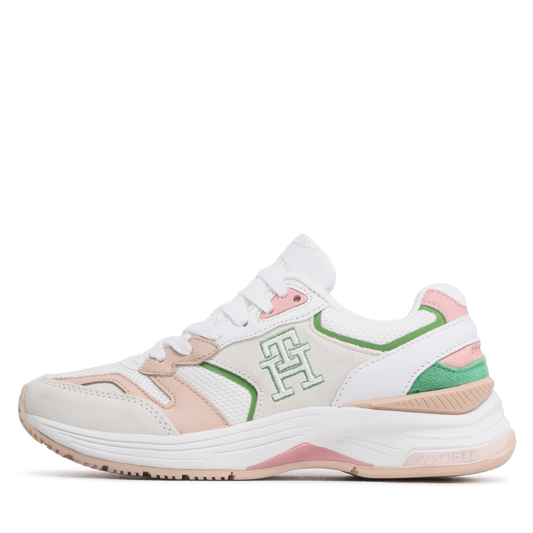 Tommy Hilfiger Сникърси Modern Prep Runner FW0FW07111 Бял - Pepit.bg