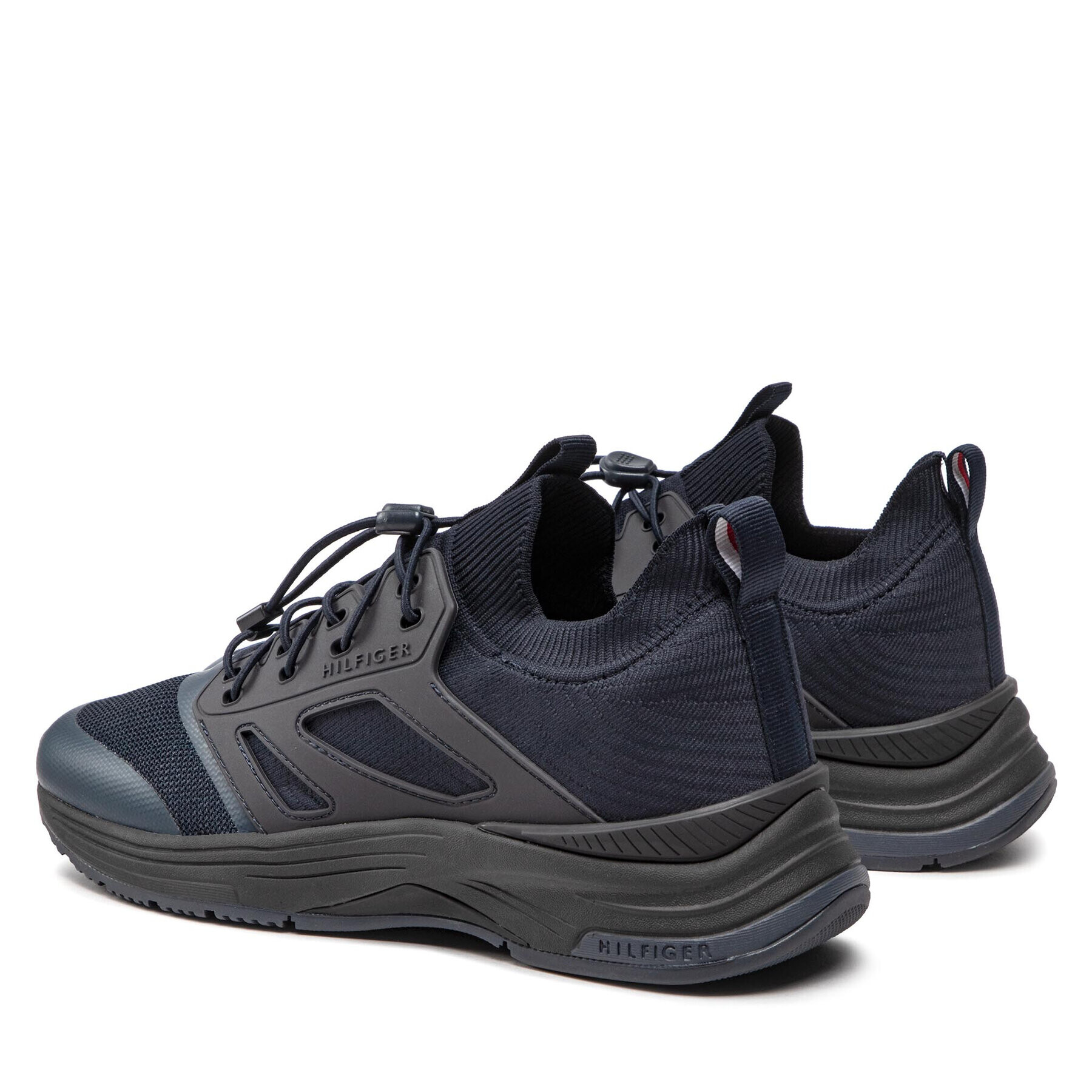 Tommy Hilfiger Сникърси Modern Prep Sneaker Knit FM0FM04233 Тъмносин - Pepit.bg