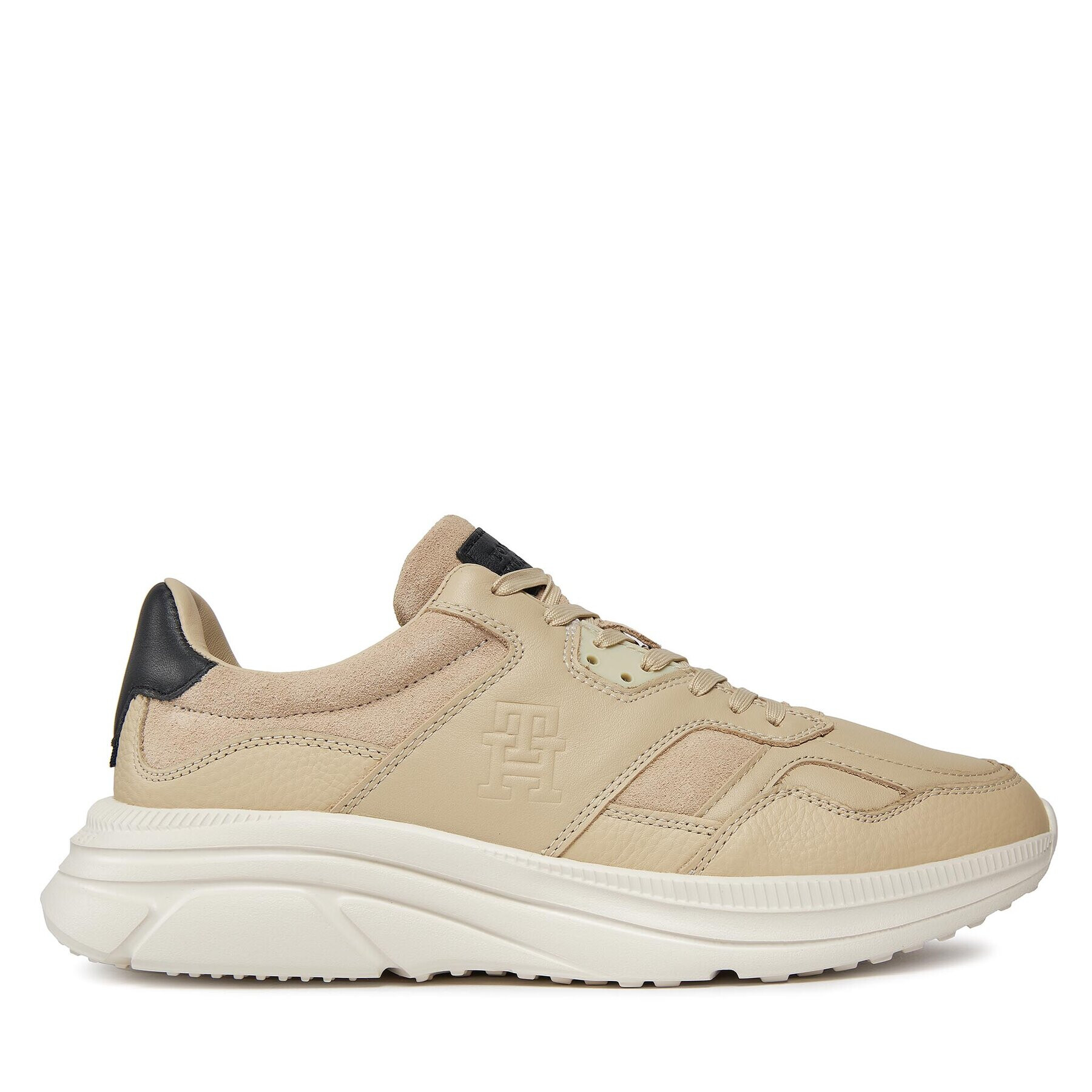 Tommy Hilfiger Сникърси Modern Runner Premium Lth FM0FM04879 Бял - Pepit.bg