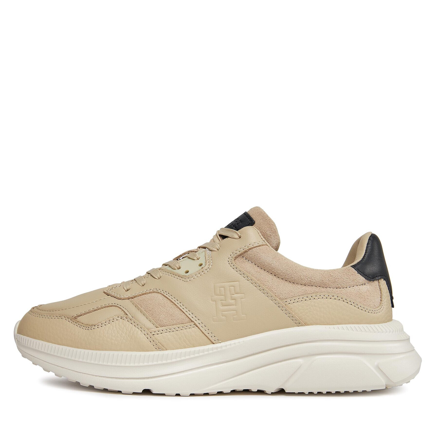 Tommy Hilfiger Сникърси Modern Runner Premium Lth FM0FM04879 Бял - Pepit.bg