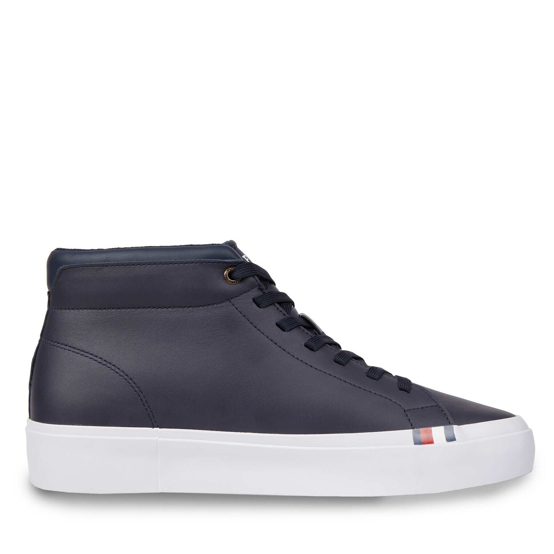 Tommy Hilfiger Сникърси Modern Vulc Lth Hi Wl FM0FM04820 Син - Pepit.bg