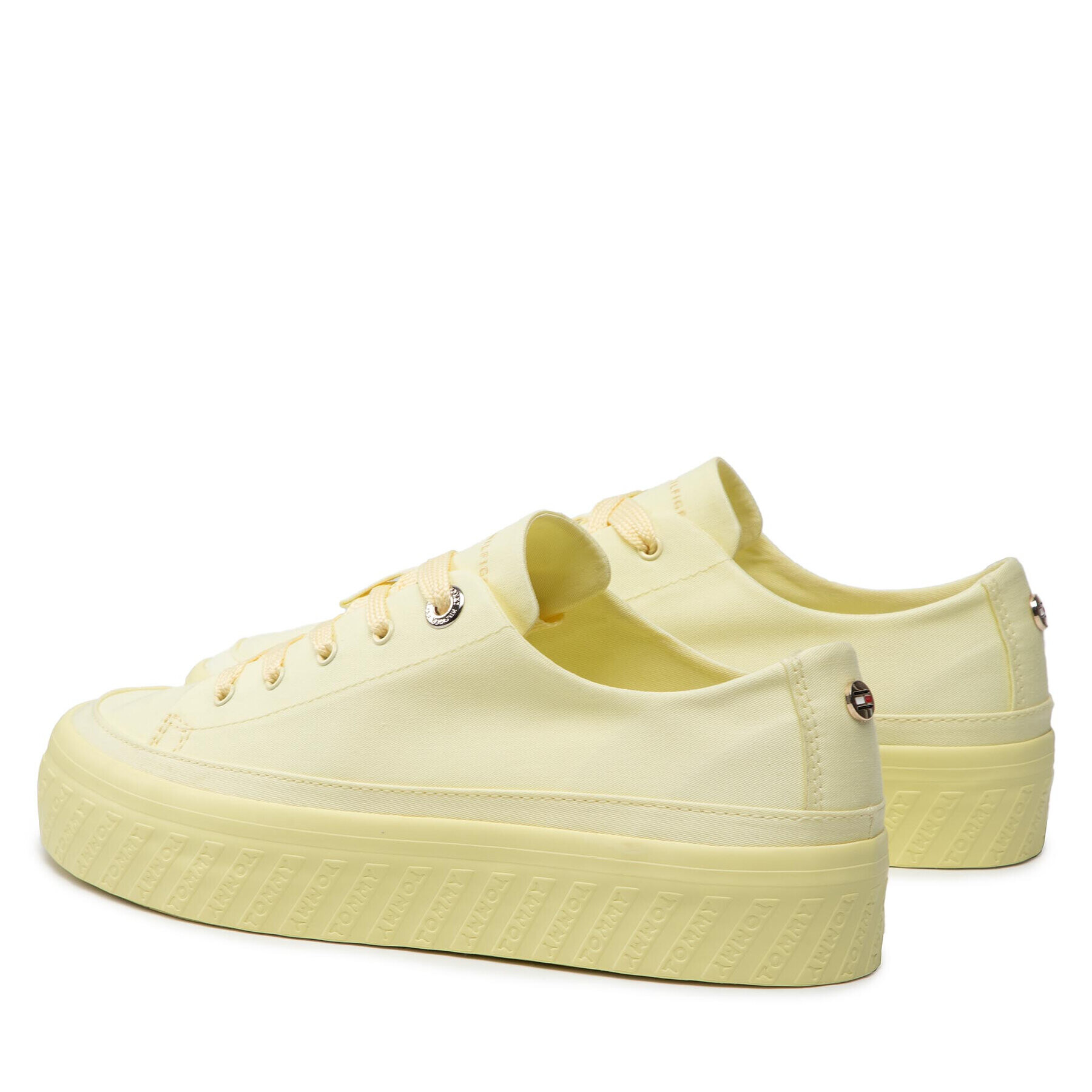 Tommy Hilfiger Сникърси Monochromatic Vulc Sneaker FW0FW06460 Жълт - Pepit.bg