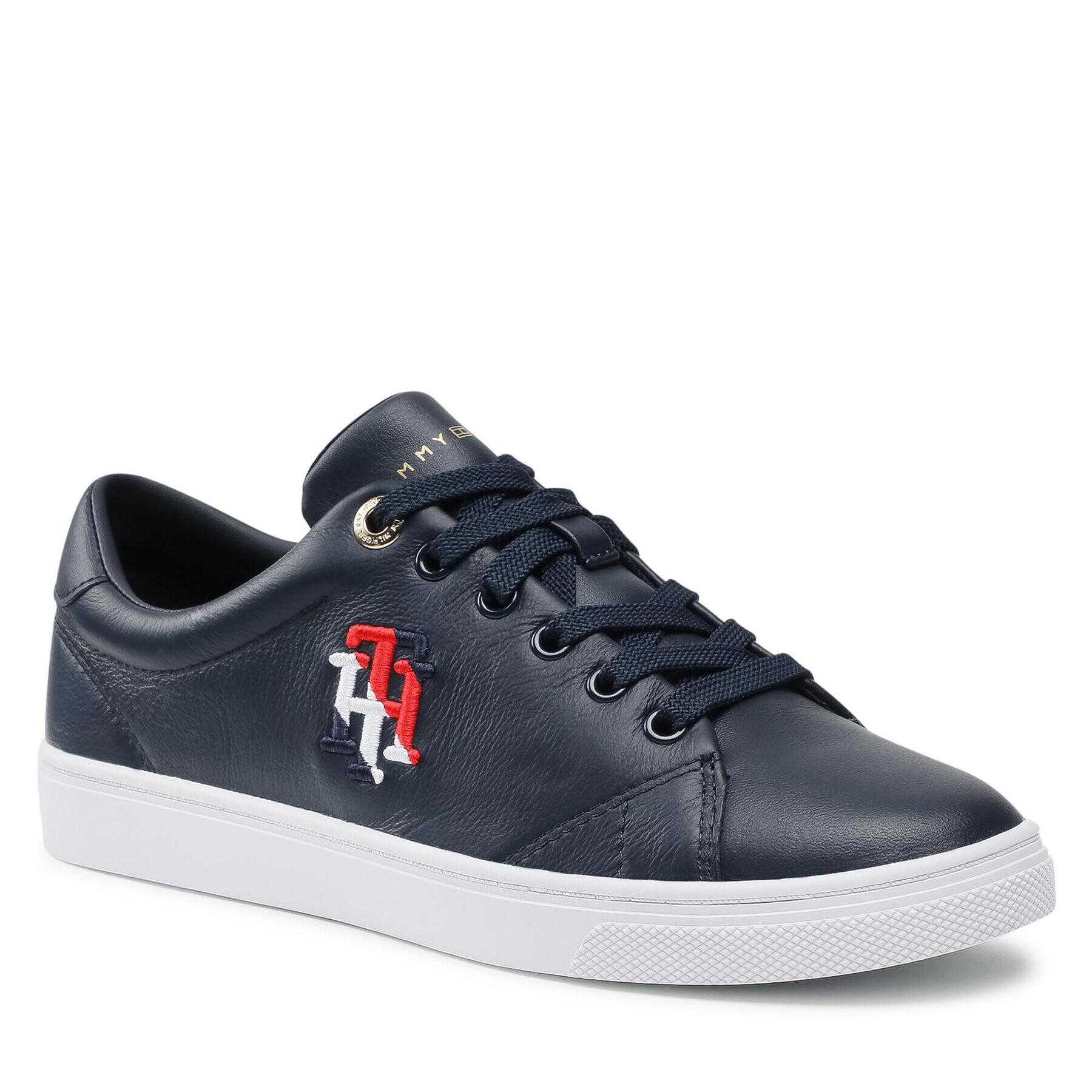 Tommy Hilfiger Сникърси Monogram Casual Sneaker FW0FW05794 Тъмносин - Pepit.bg