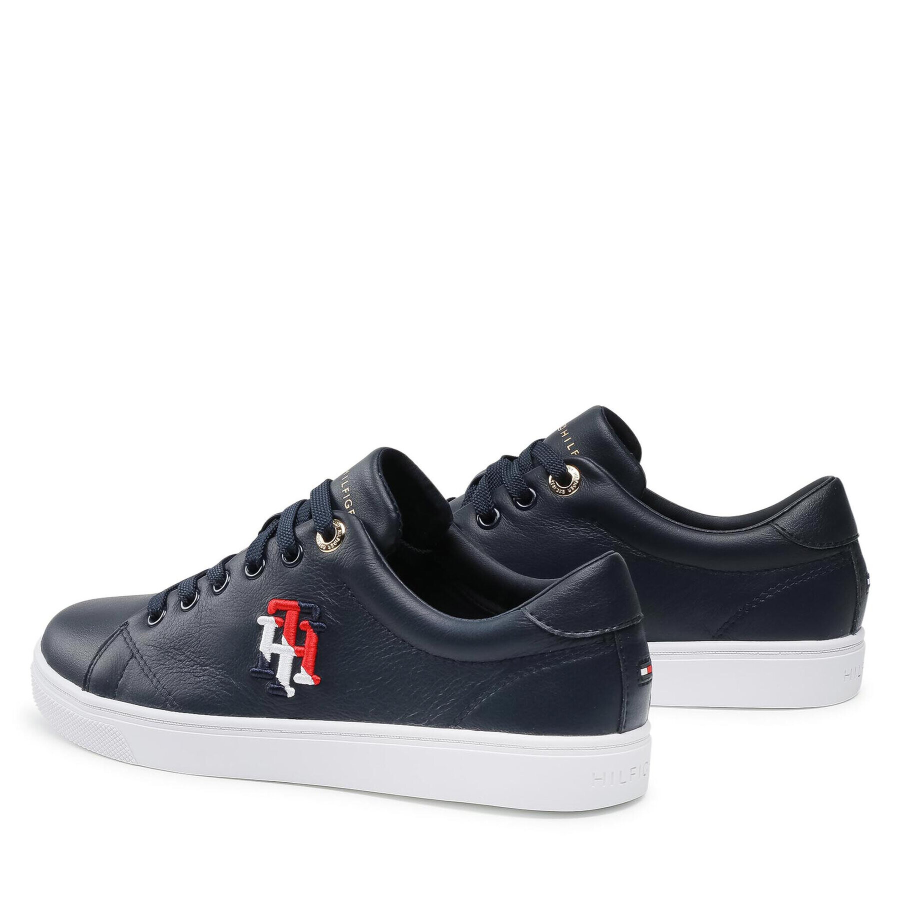 Tommy Hilfiger Сникърси Monogram Casual Sneaker FW0FW05794 Тъмносин - Pepit.bg