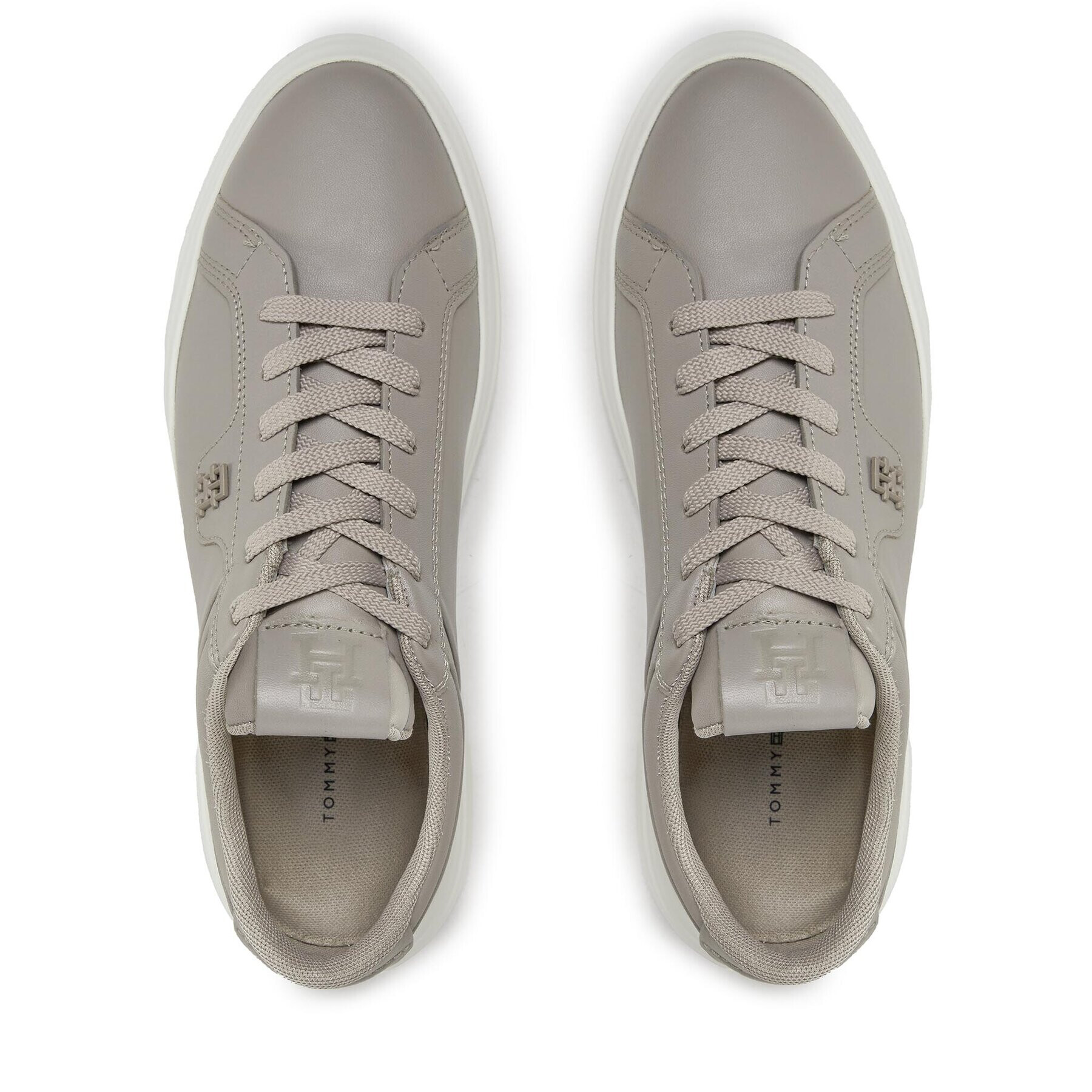 Tommy Hilfiger Сникърси Pointy Court Sneaker FW0FW07460 Бежов - Pepit.bg