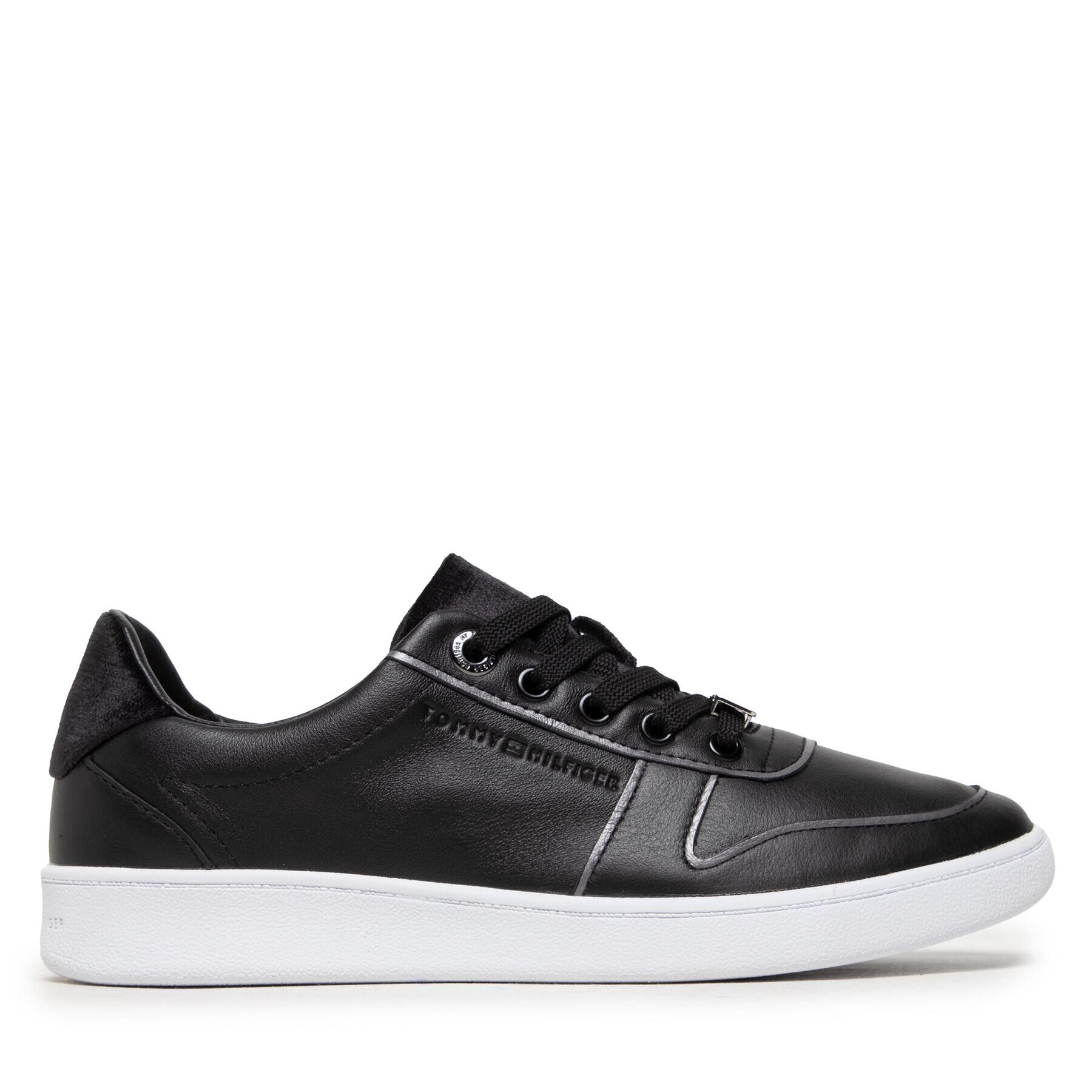 Tommy Hilfiger Сникърси Premium Court Sneaker FW0FW05920 Черен - Pepit.bg