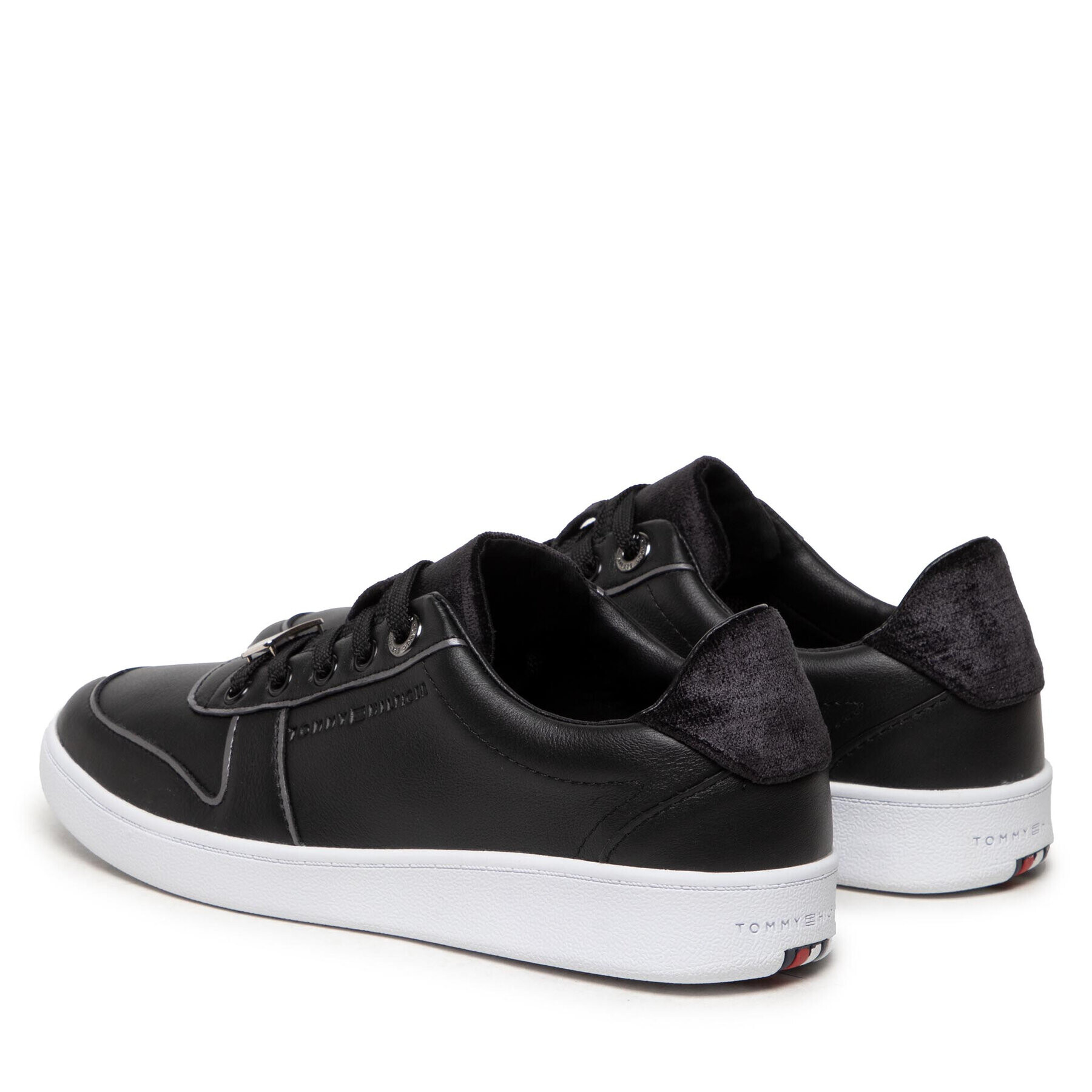 Tommy Hilfiger Сникърси Premium Court Sneaker FW0FW05920 Черен - Pepit.bg