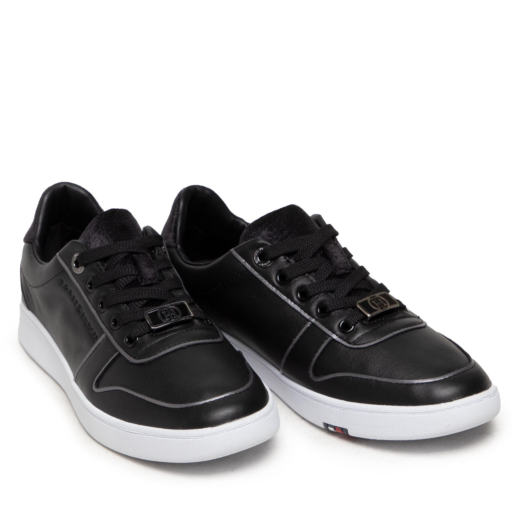 Tommy Hilfiger Сникърси Premium Court Sneaker FW0FW05920 Черен - Pepit.bg