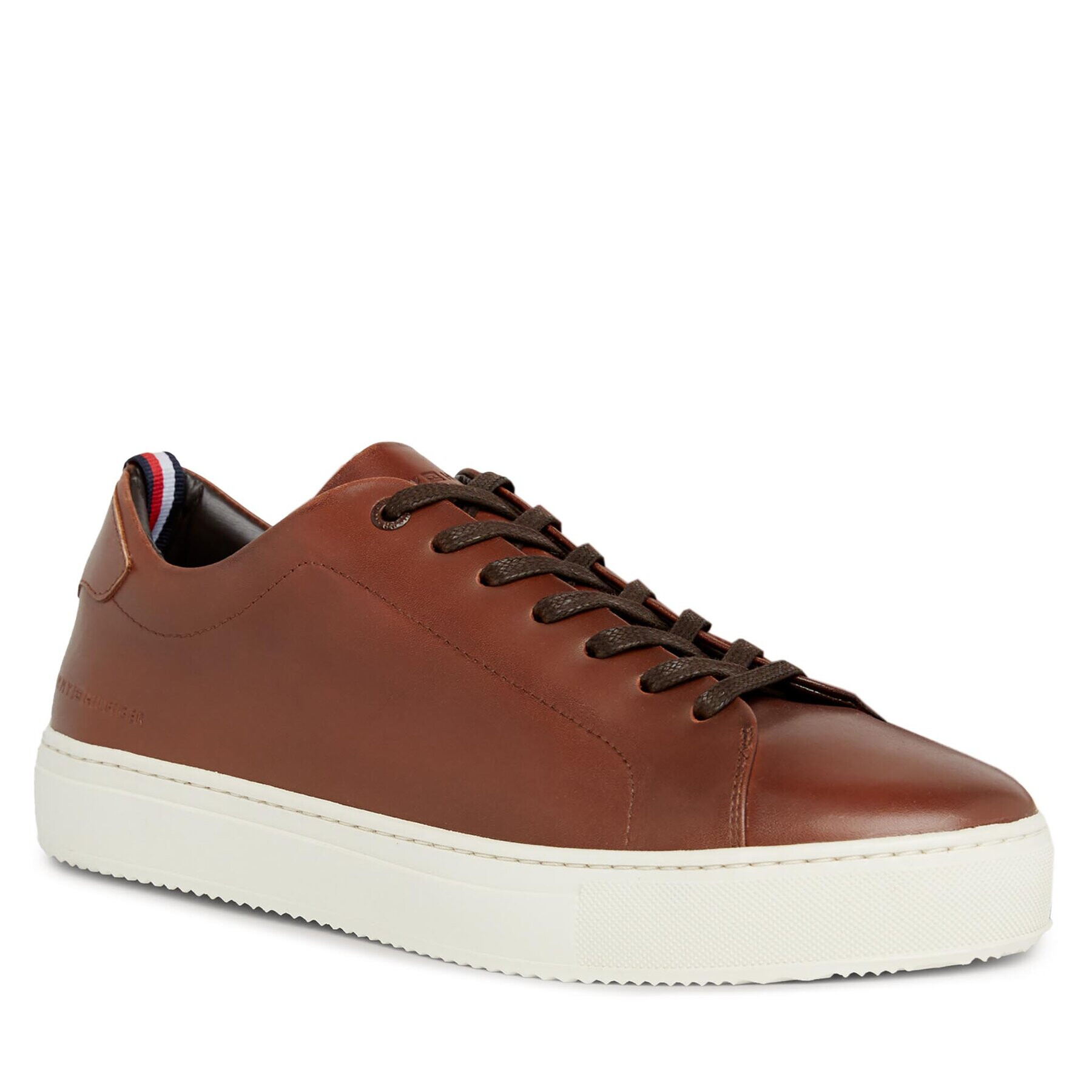 Tommy Hilfiger Сникърси Premium Heritage Cupsole Cognac FM0FM04832 Кафяв - Pepit.bg