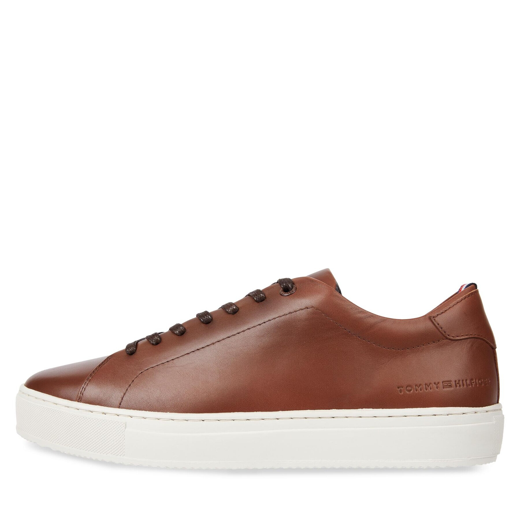 Tommy Hilfiger Сникърси Premium Heritage Cupsole Cognac FM0FM04832 Кафяв - Pepit.bg