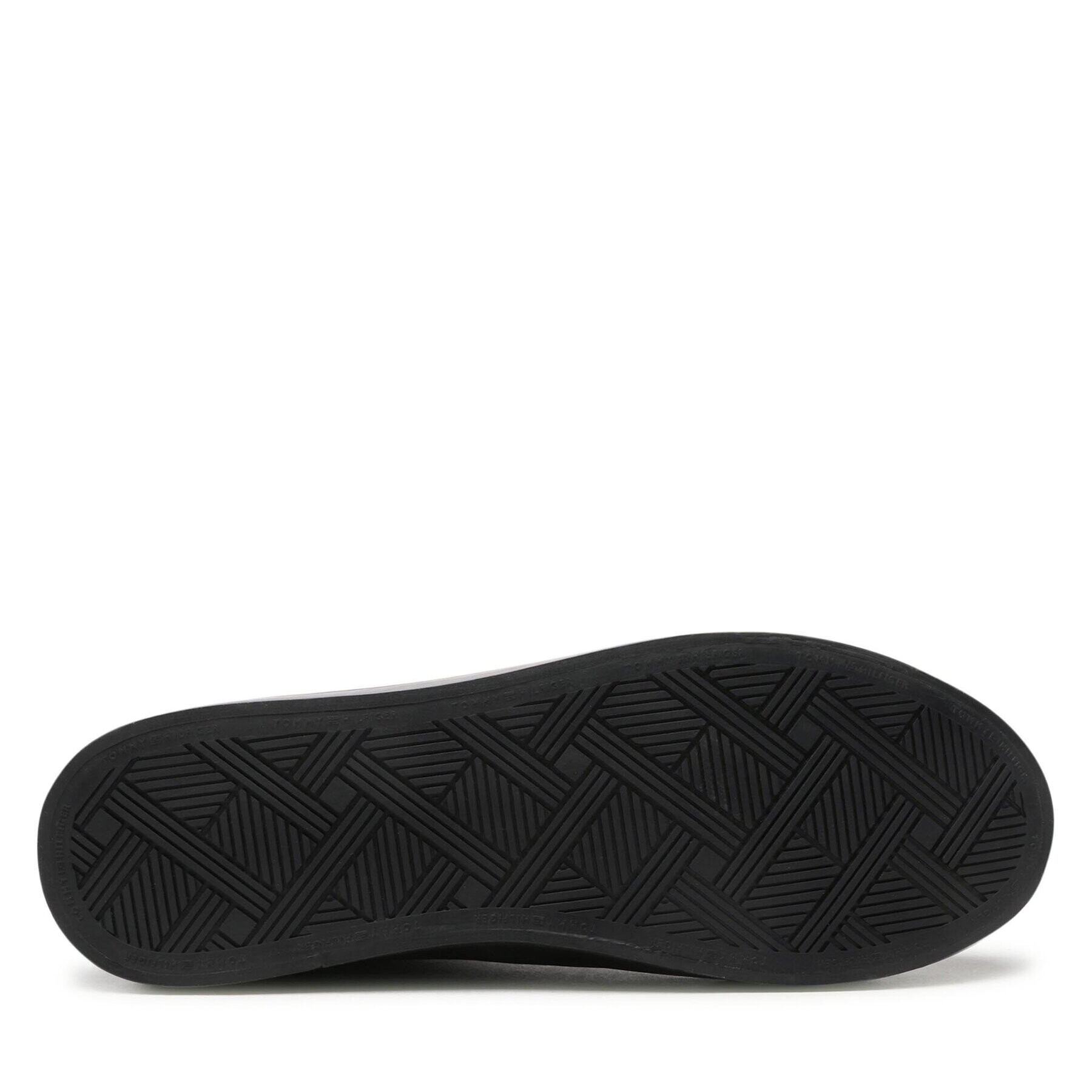 Tommy Hilfiger Сникърси Prep Vulc High Leather FM0FM04172 Черен - Pepit.bg