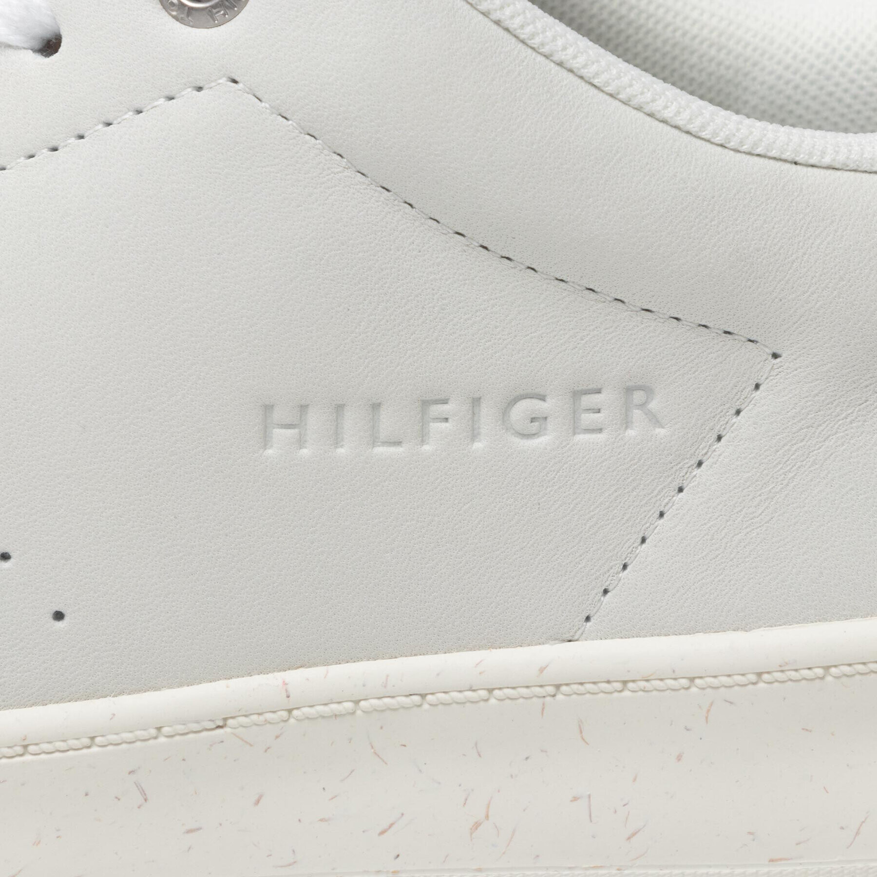 Tommy Hilfiger Сникърси Retro Court Perf Undyed Cup FM0FM04005 Сив - Pepit.bg