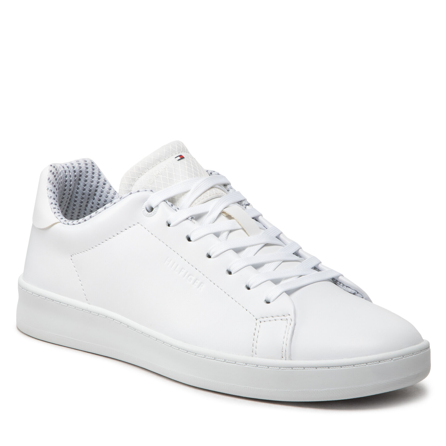 Tommy Hilfiger Сникърси Retro Cpurt Leather Warmlend FM0FM04170 Бял - Pepit.bg