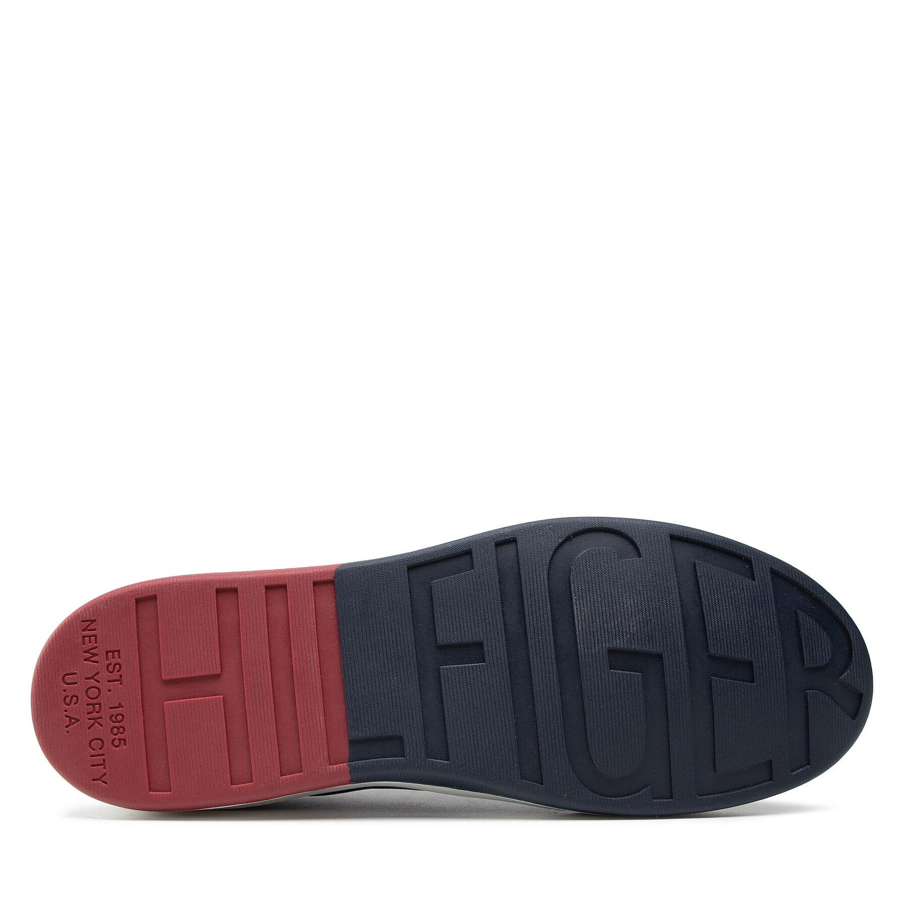 Tommy Hilfiger Сникърси Retro Tennis Cupsole Leather FM0FM03726 Тъмносин - Pepit.bg