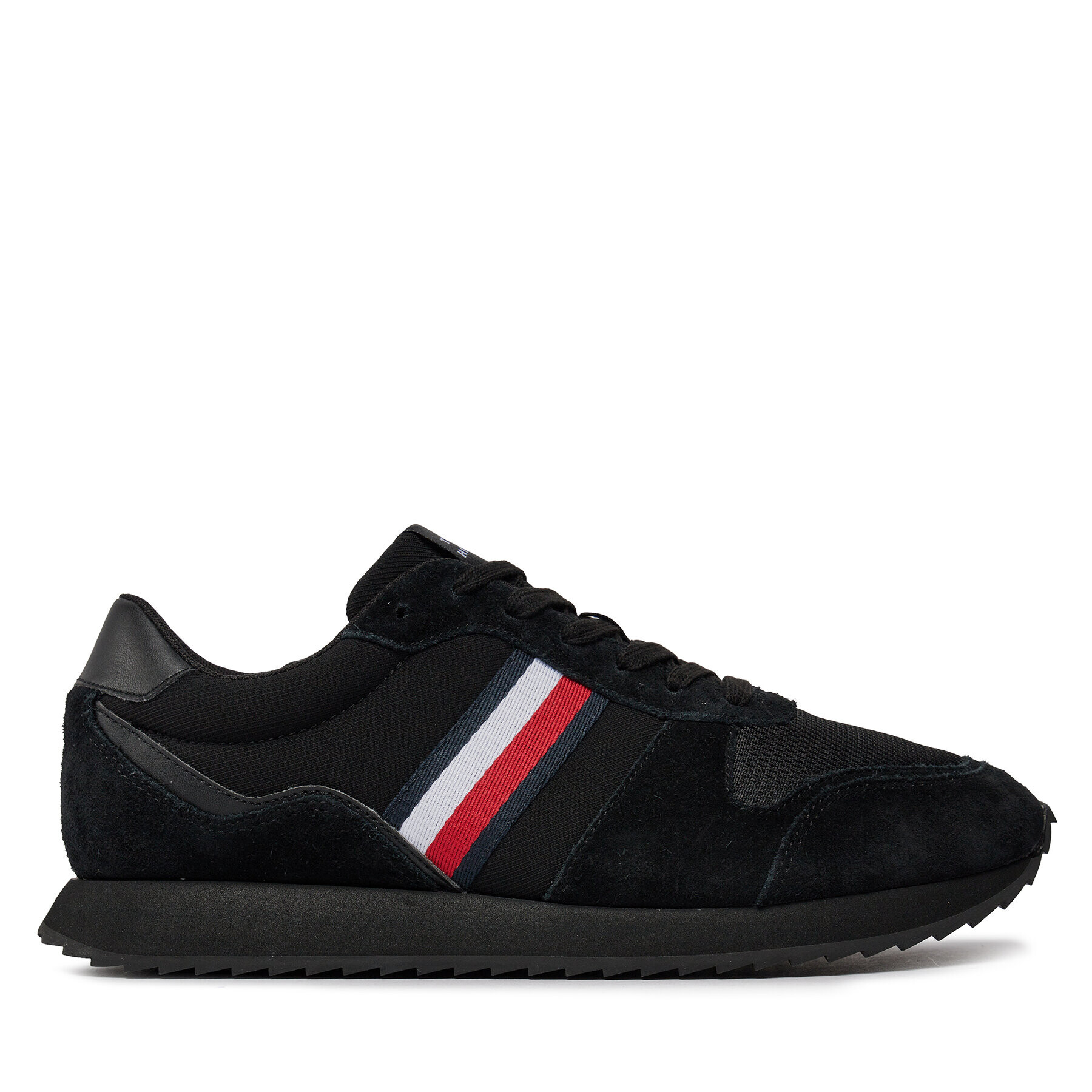Tommy Hilfiger Сникърси Runner Evo Mix Ess FM0FM04886 Черен - Pepit.bg