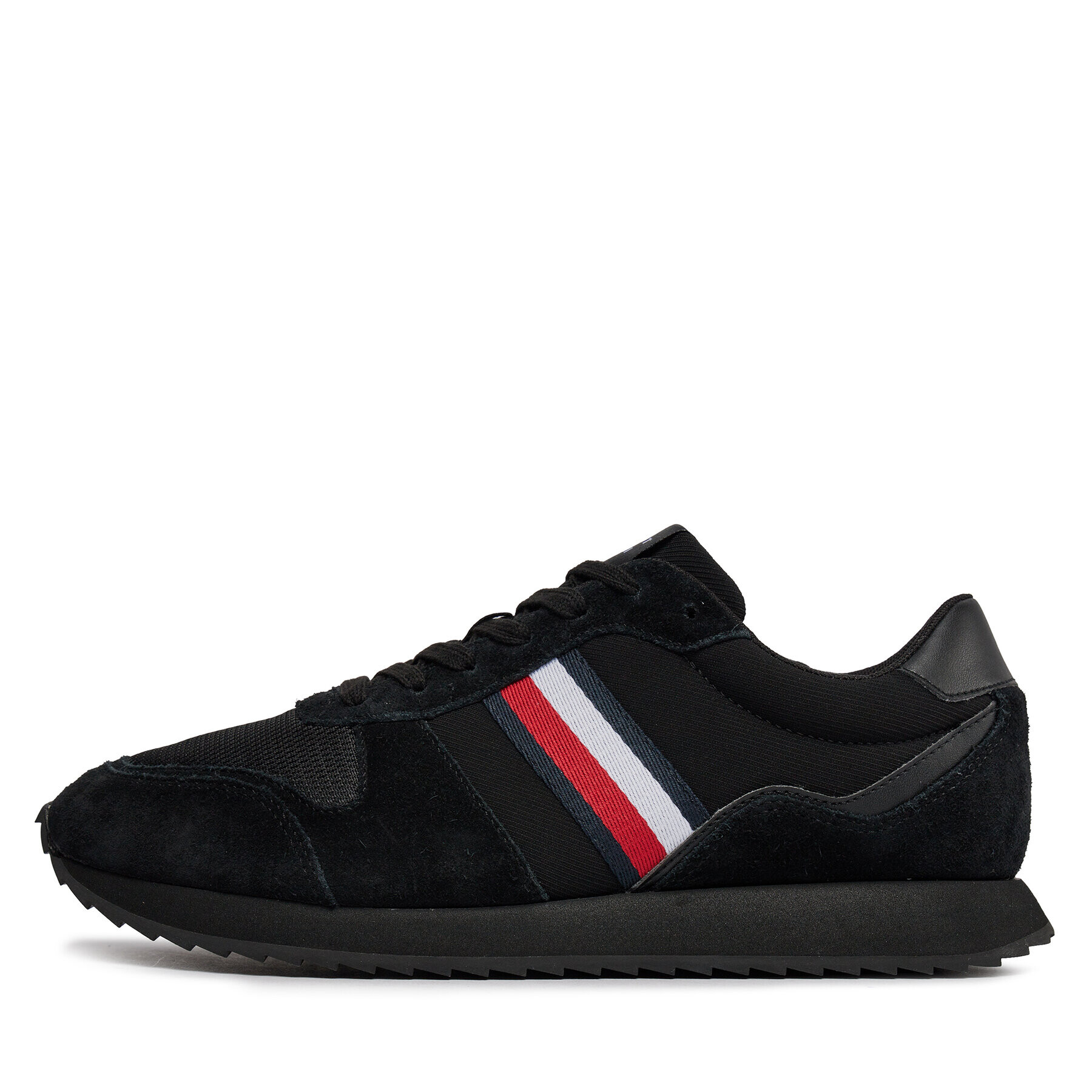 Tommy Hilfiger Сникърси Runner Evo Mix Ess FM0FM04886 Черен - Pepit.bg