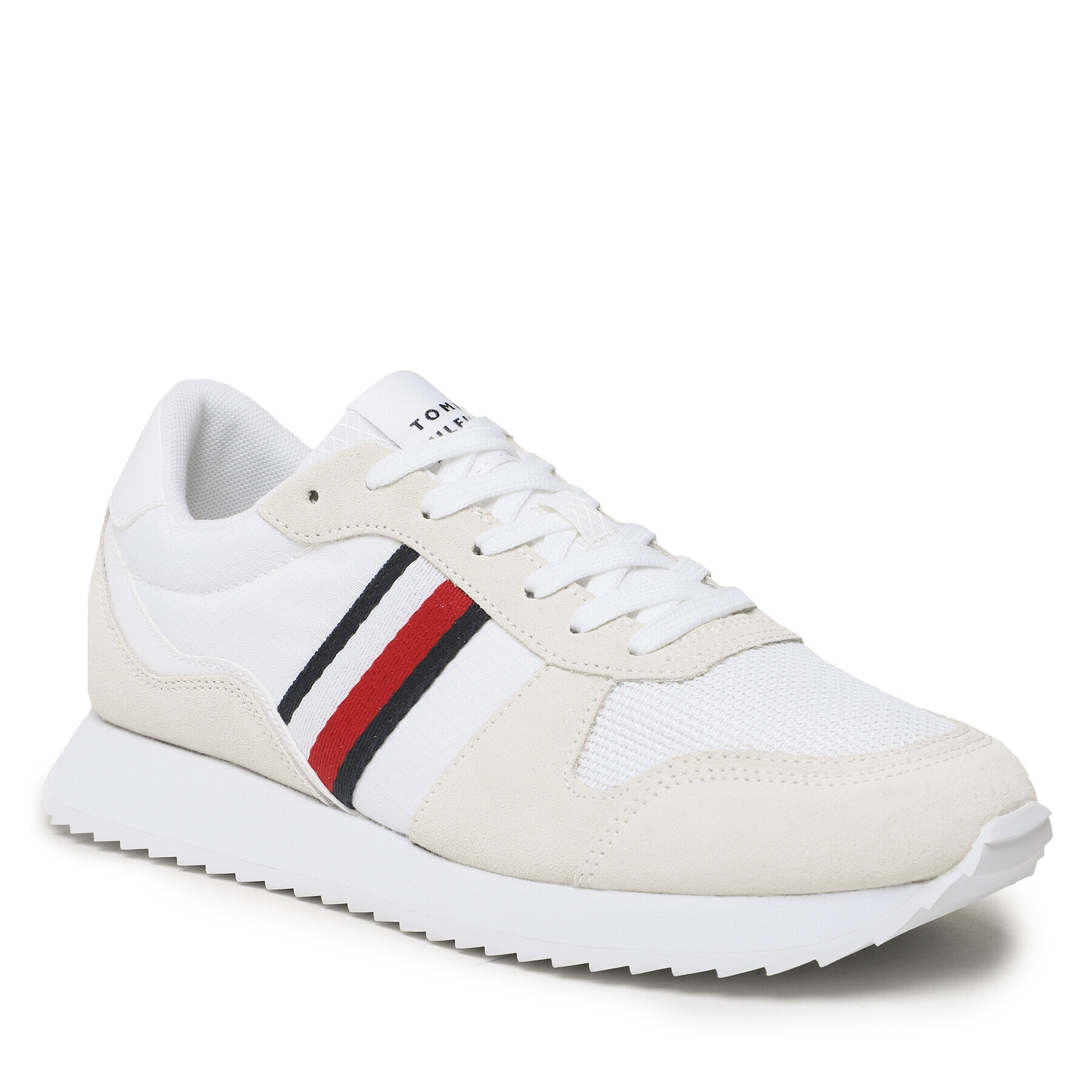 Tommy Hilfiger Сникърси Runner Evo Mix FM0FM04699 Бежов - Pepit.bg