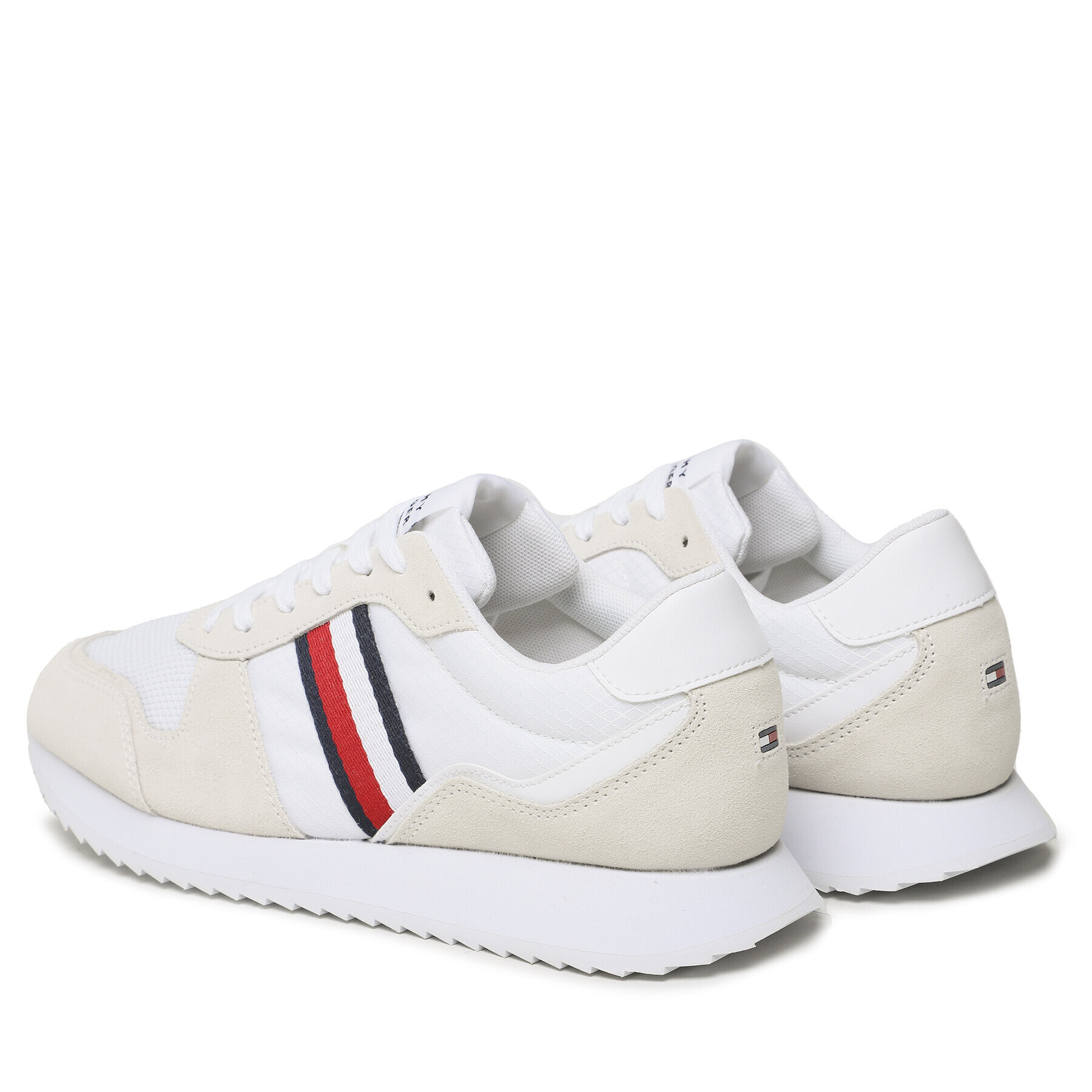 Tommy Hilfiger Сникърси Runner Evo Mix FM0FM04699 Бежов - Pepit.bg