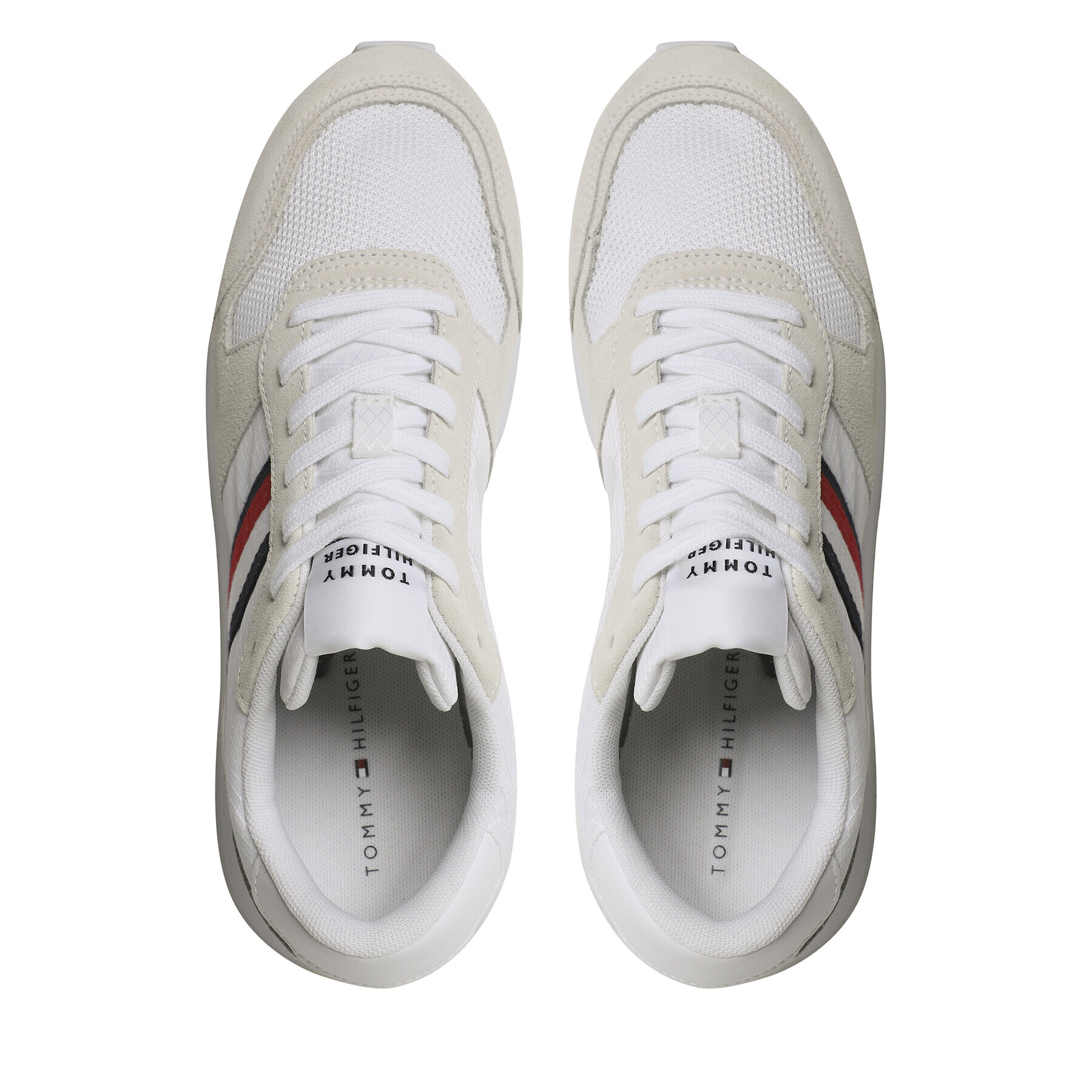 Tommy Hilfiger Сникърси Runner Evo Mix FM0FM04699 Бежов - Pepit.bg