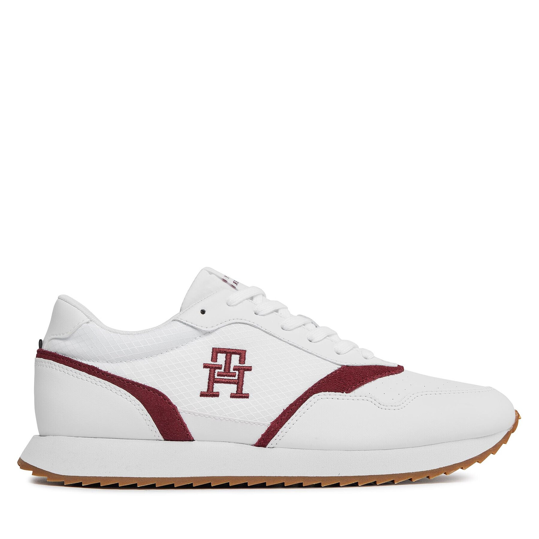 Tommy Hilfiger Сникърси Runner Evo Mix Lth Mix FM0FM04887 Бял - Pepit.bg