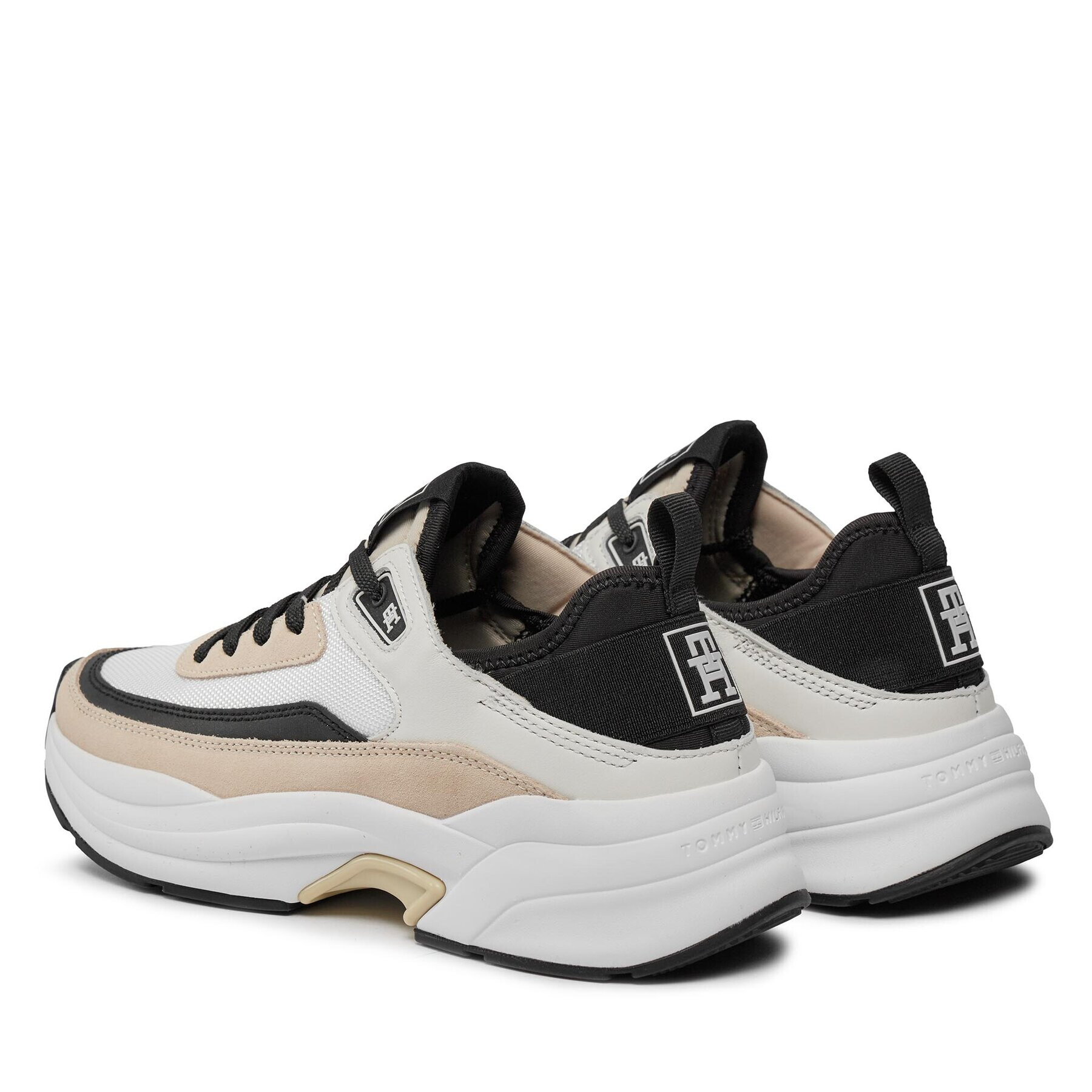 Tommy Hilfiger Сникърси Sporty Lux Runner FW0FW07705 Бял - Pepit.bg