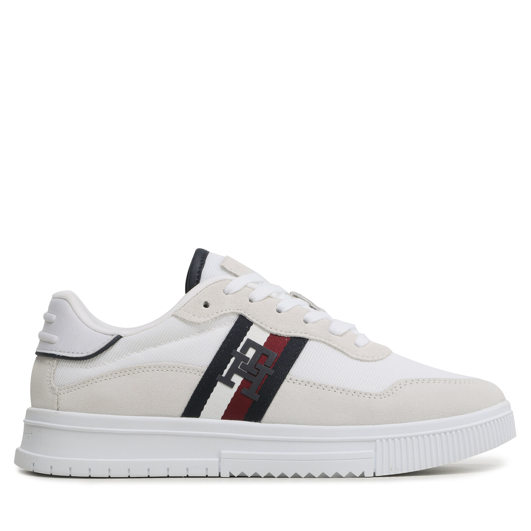 Tommy Hilfiger Сникърси Supercup Mix FM0FM04585 Бял - Pepit.bg