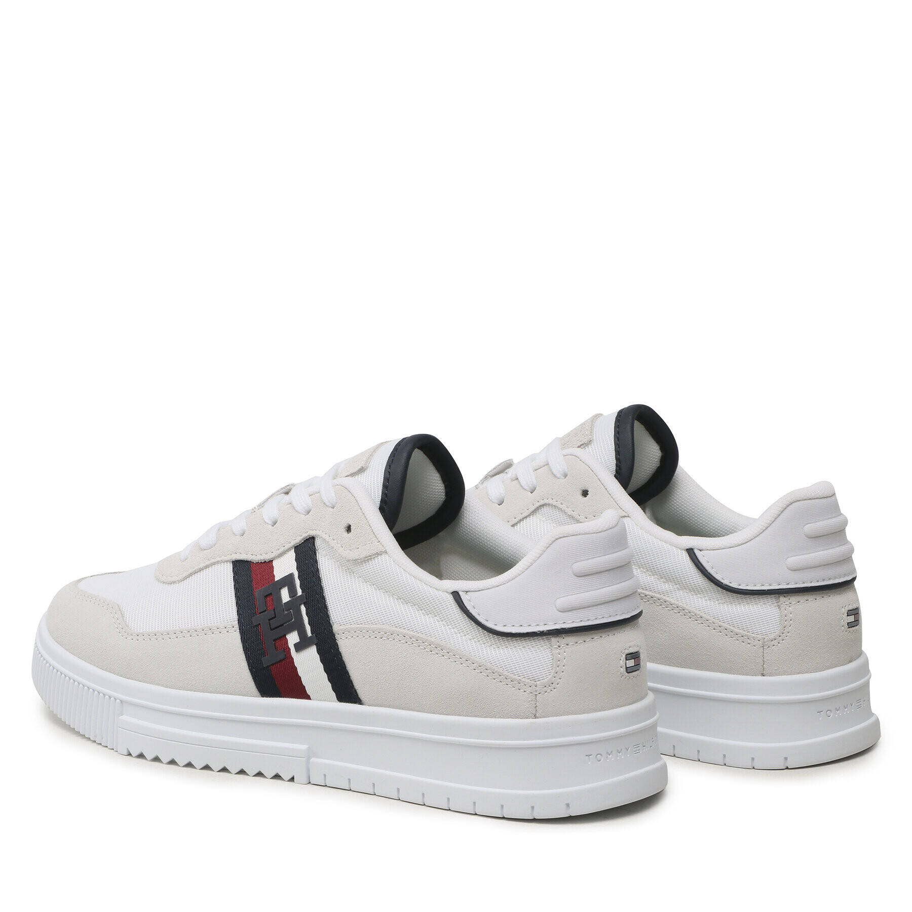 Tommy Hilfiger Сникърси Supercup Mix FM0FM04585 Бял - Pepit.bg