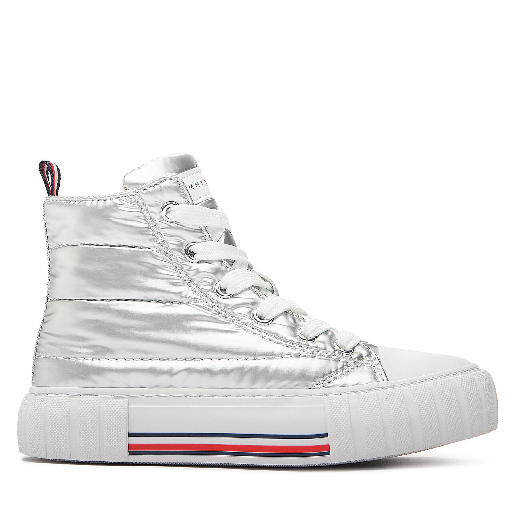 Tommy Hilfiger Сникърси T3A9-32975-1437904 M Сребрист - Pepit.bg