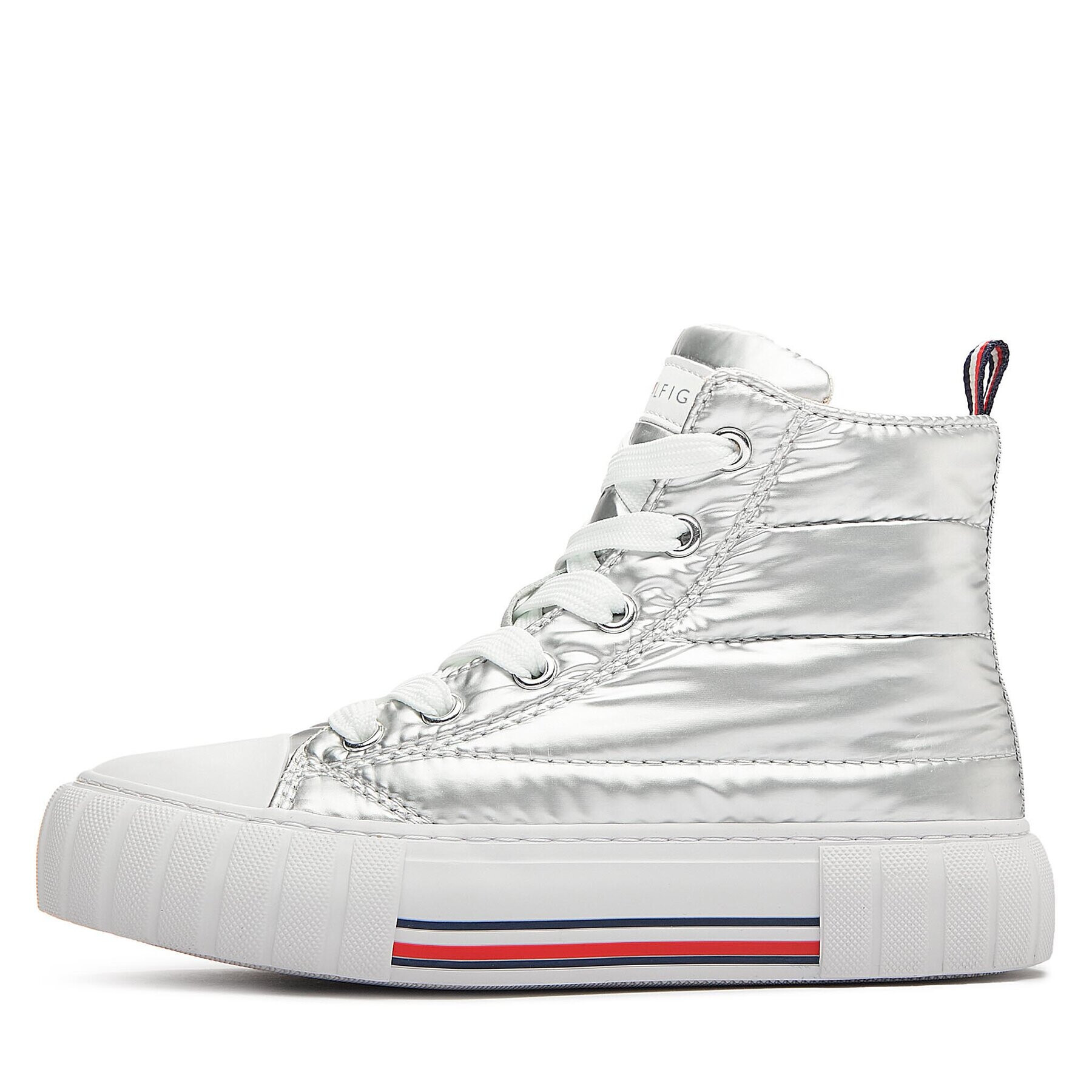 Tommy Hilfiger Сникърси T3A9-32975-1437904 M Сребрист - Pepit.bg